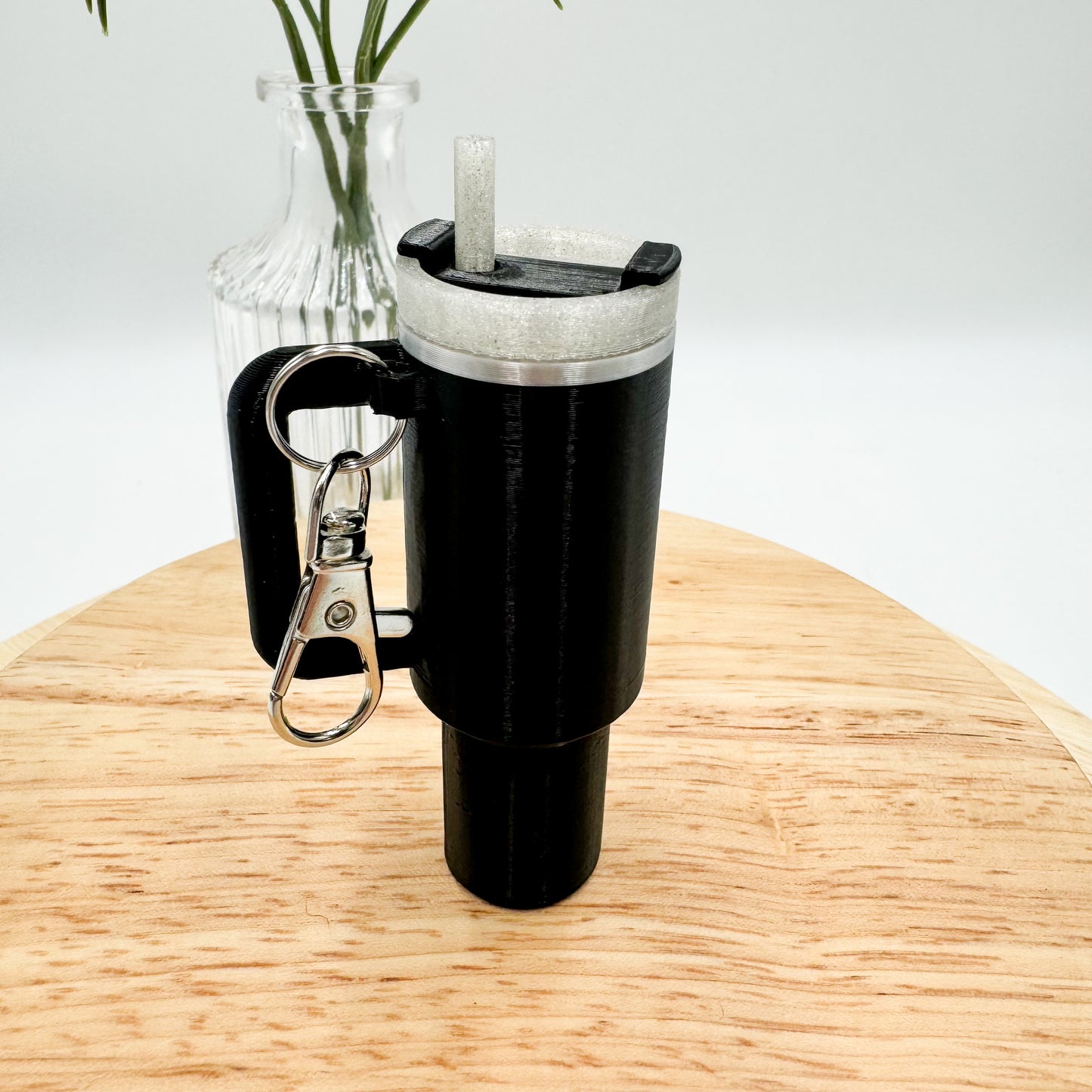 Tumbler Cup Chapstick Holder Keychain Gift