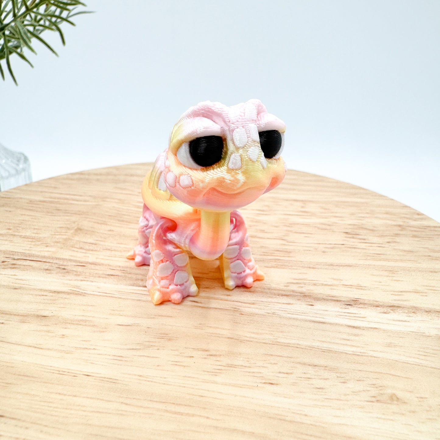 Mini Standing Turtle Tortoise 3D Printed Figurine