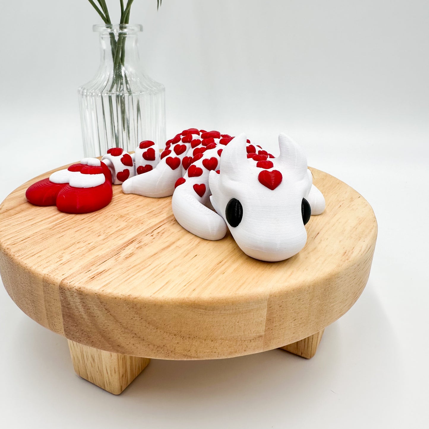 Baby Dragon with Hearts, Larger Size