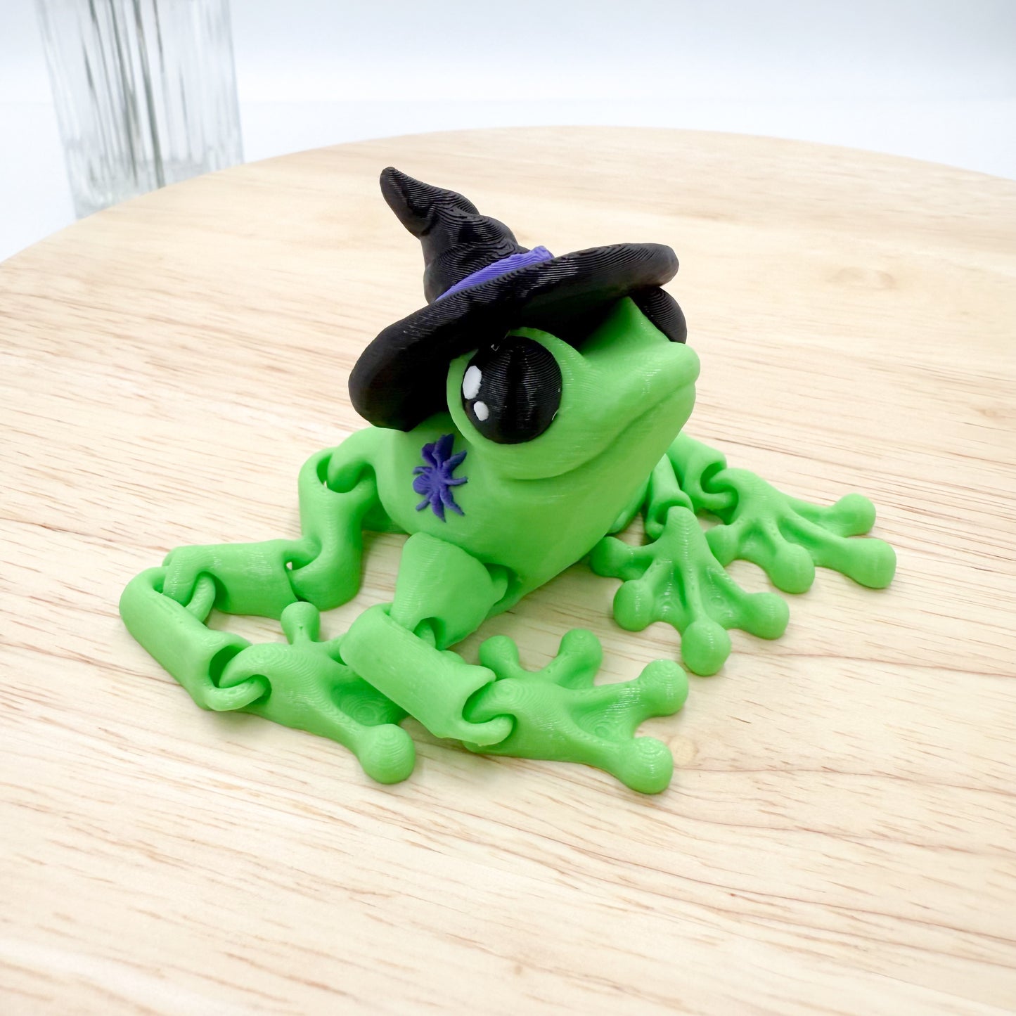 Flexi Witch Frog Figurine