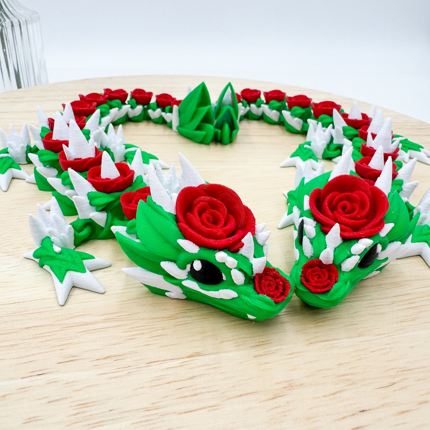 Rose Dragon 3D Printed Valentine’s Day Special Edition Figurine