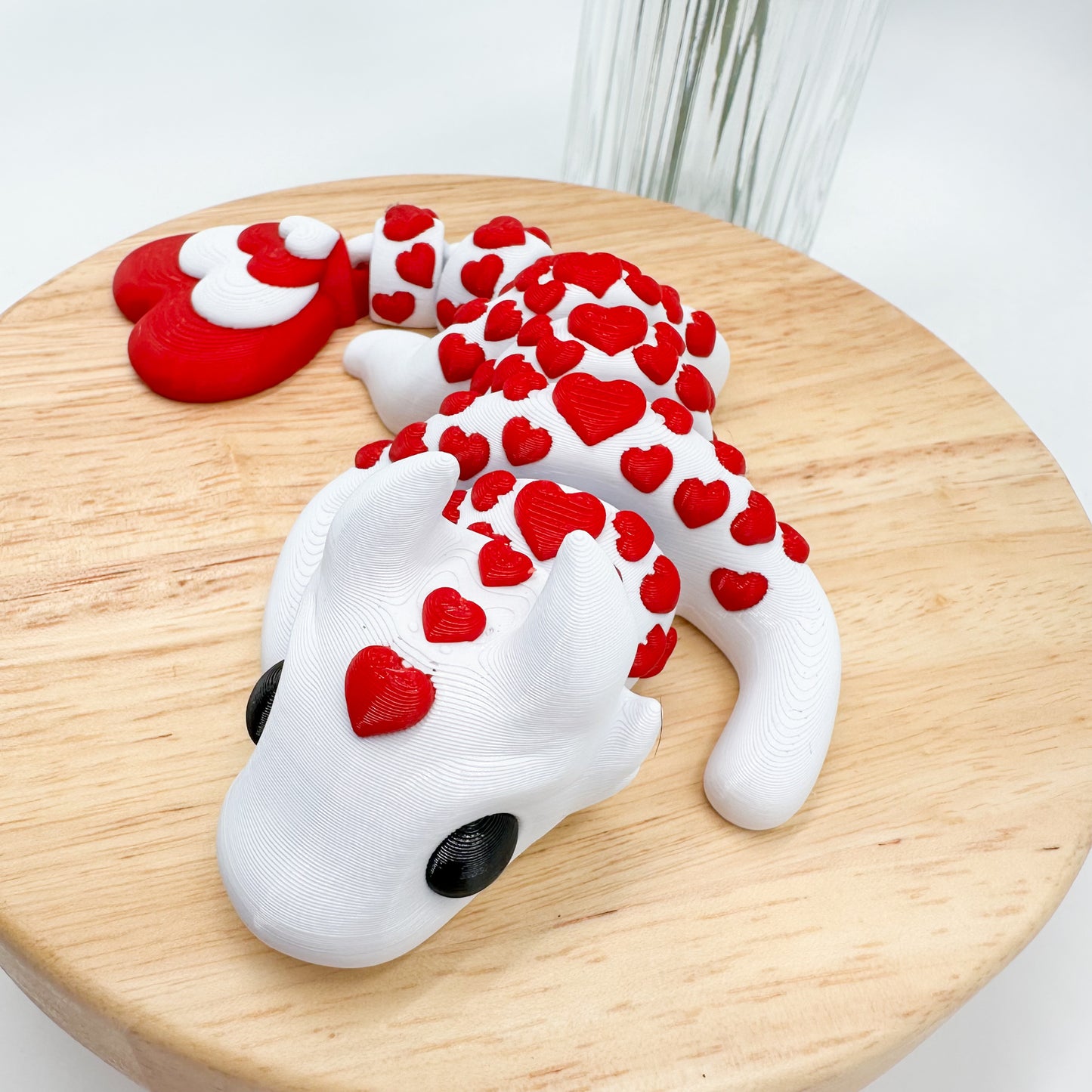 Baby Dragon with Hearts, Larger Size