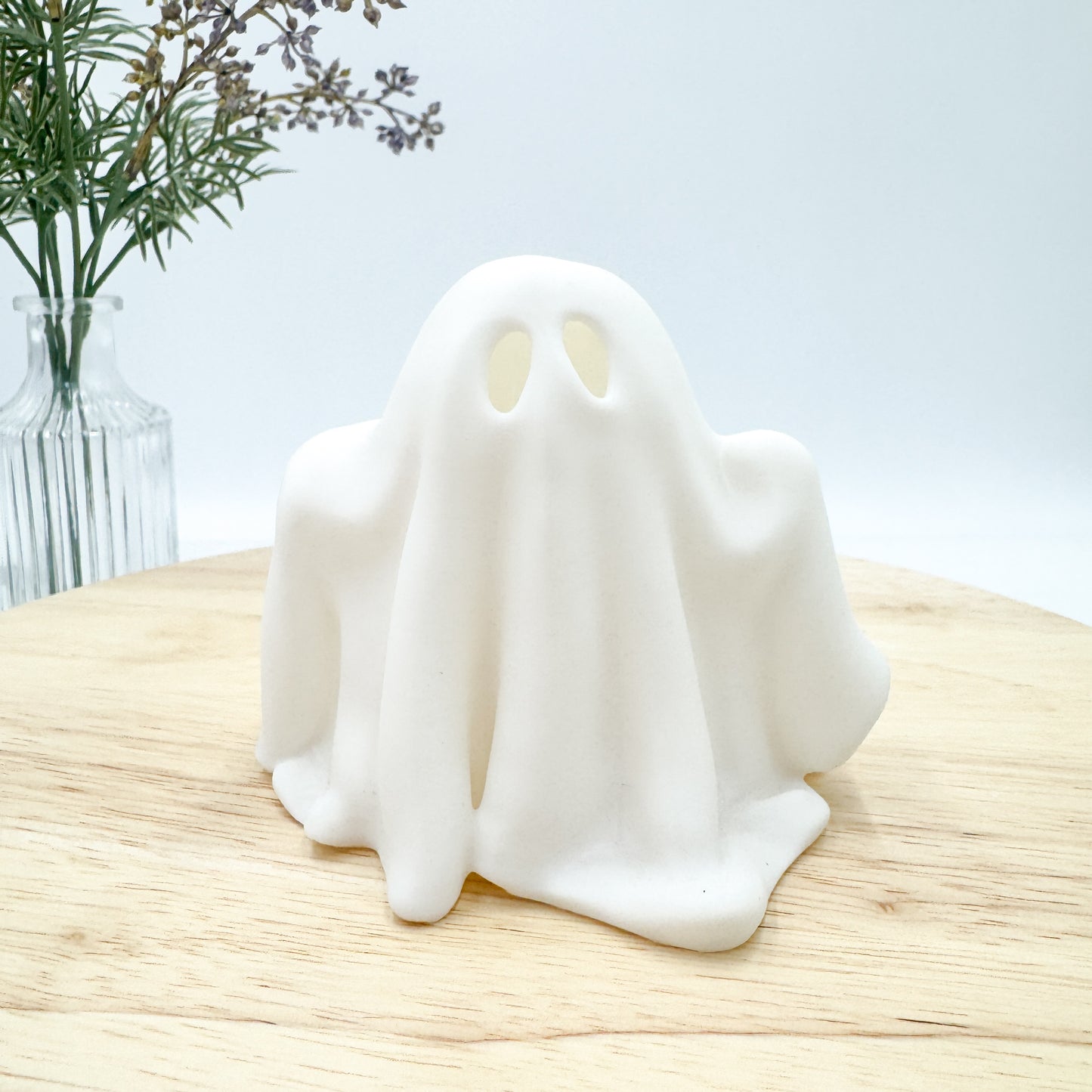 Small Light Up Ghost Halloween Decoration