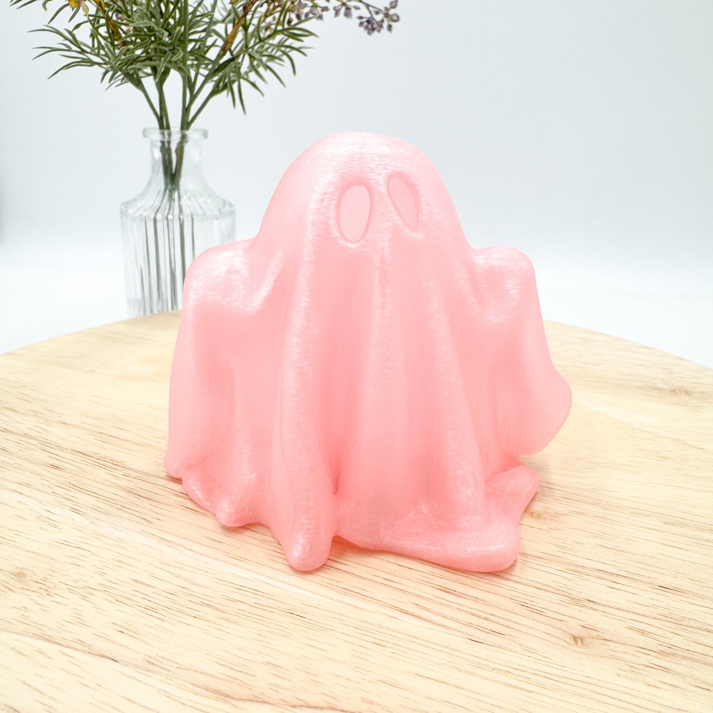 Small Light Up Ghost Halloween Decoration