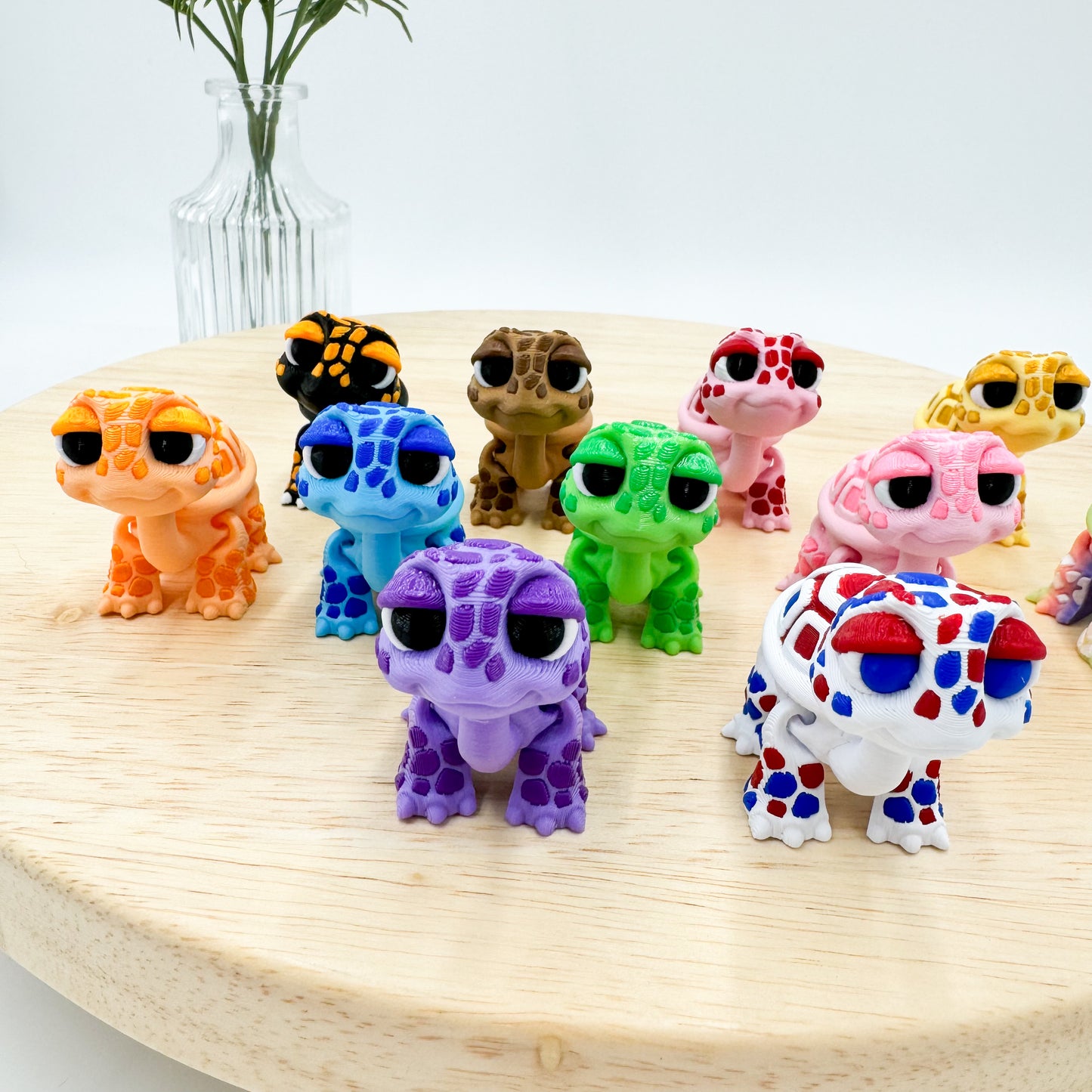 Mini Standing Turtle Tortoise 3D Printed Figurine