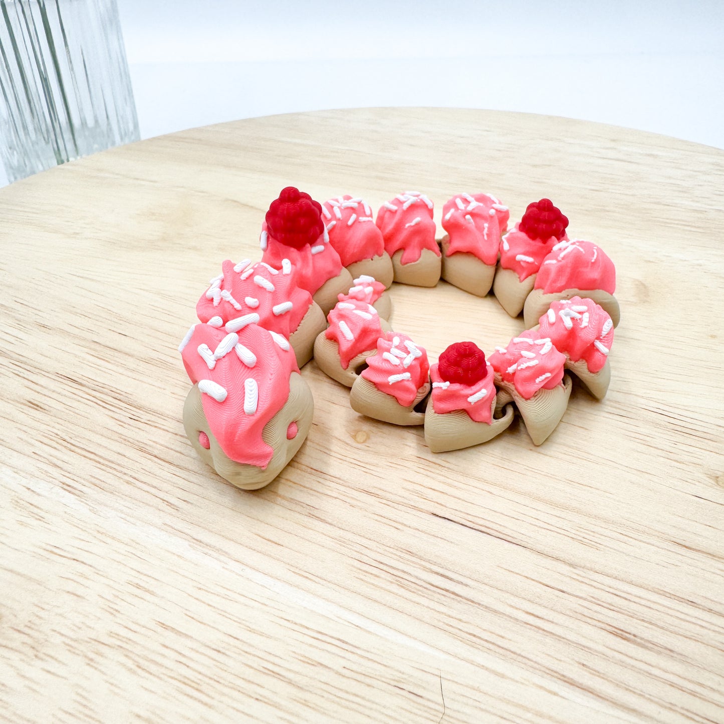 Cake Snake 3D Printed Figurine