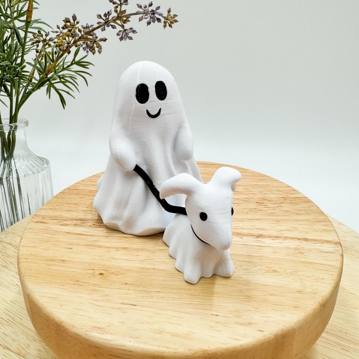 Ghost Walking Dog Home Decor Halloween Decoration 3D Printed