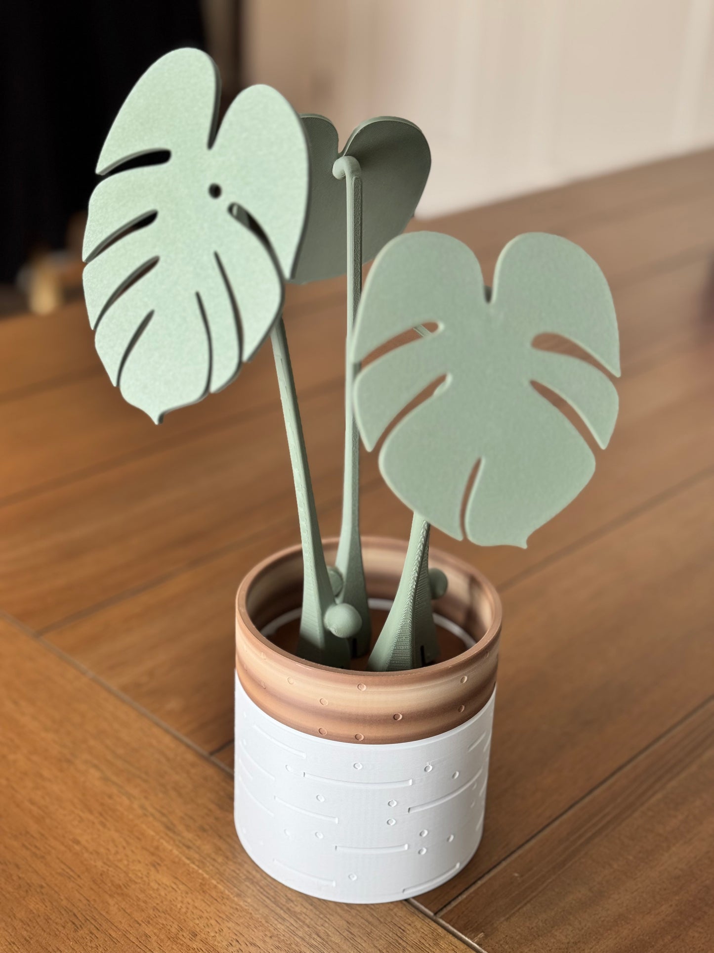Monstera Coaster Plant - 3D Printed Magnetic Coaster Leaves