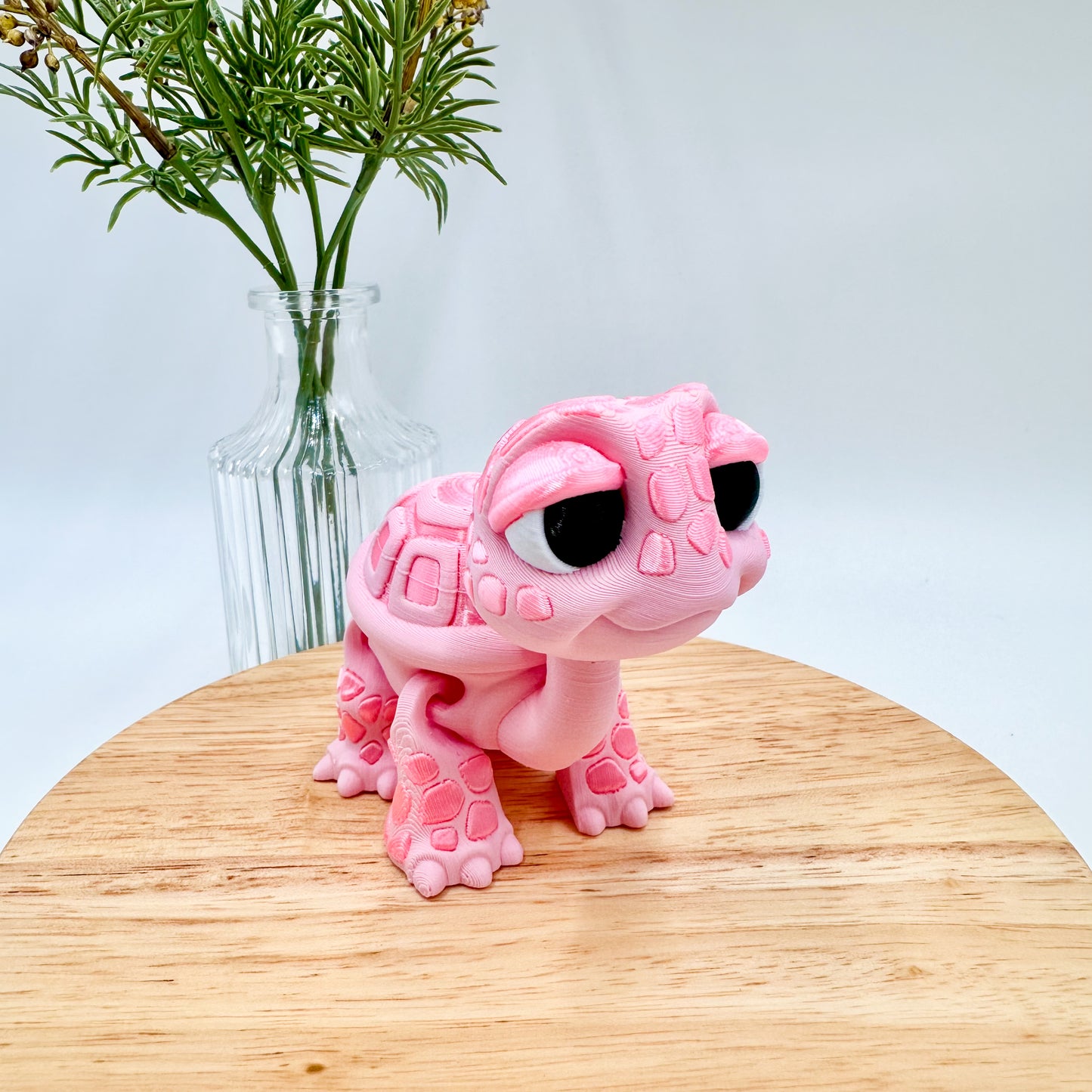 3D Printed Standing Turtle Decor Figurine