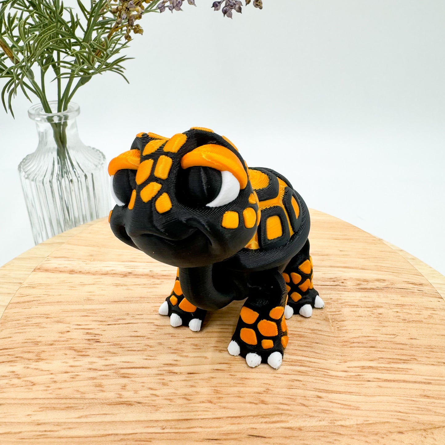 3D Printed Standing Turtle Decor Figurine