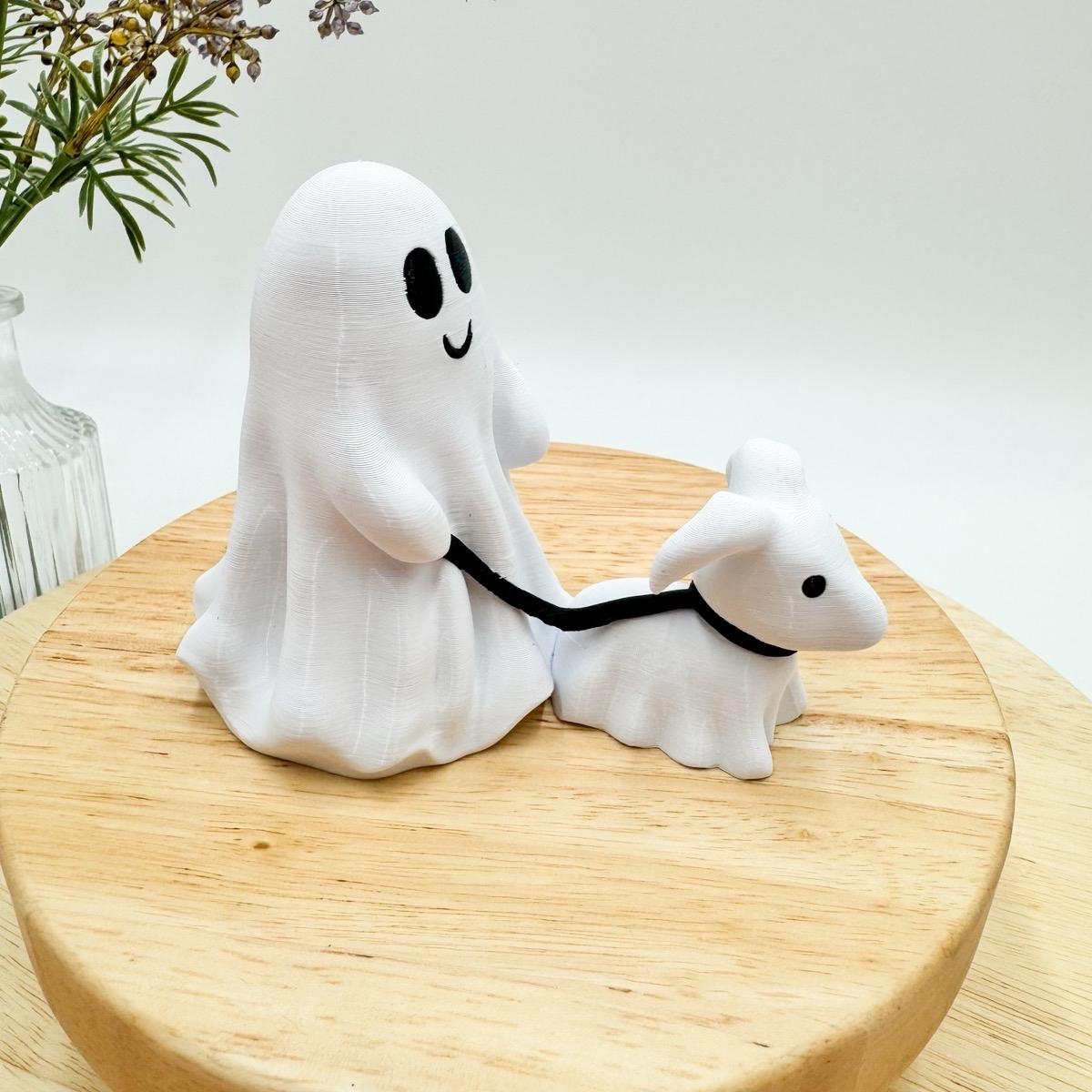 Ghost Walking Dog Home Decor Halloween Decoration 3D Printed