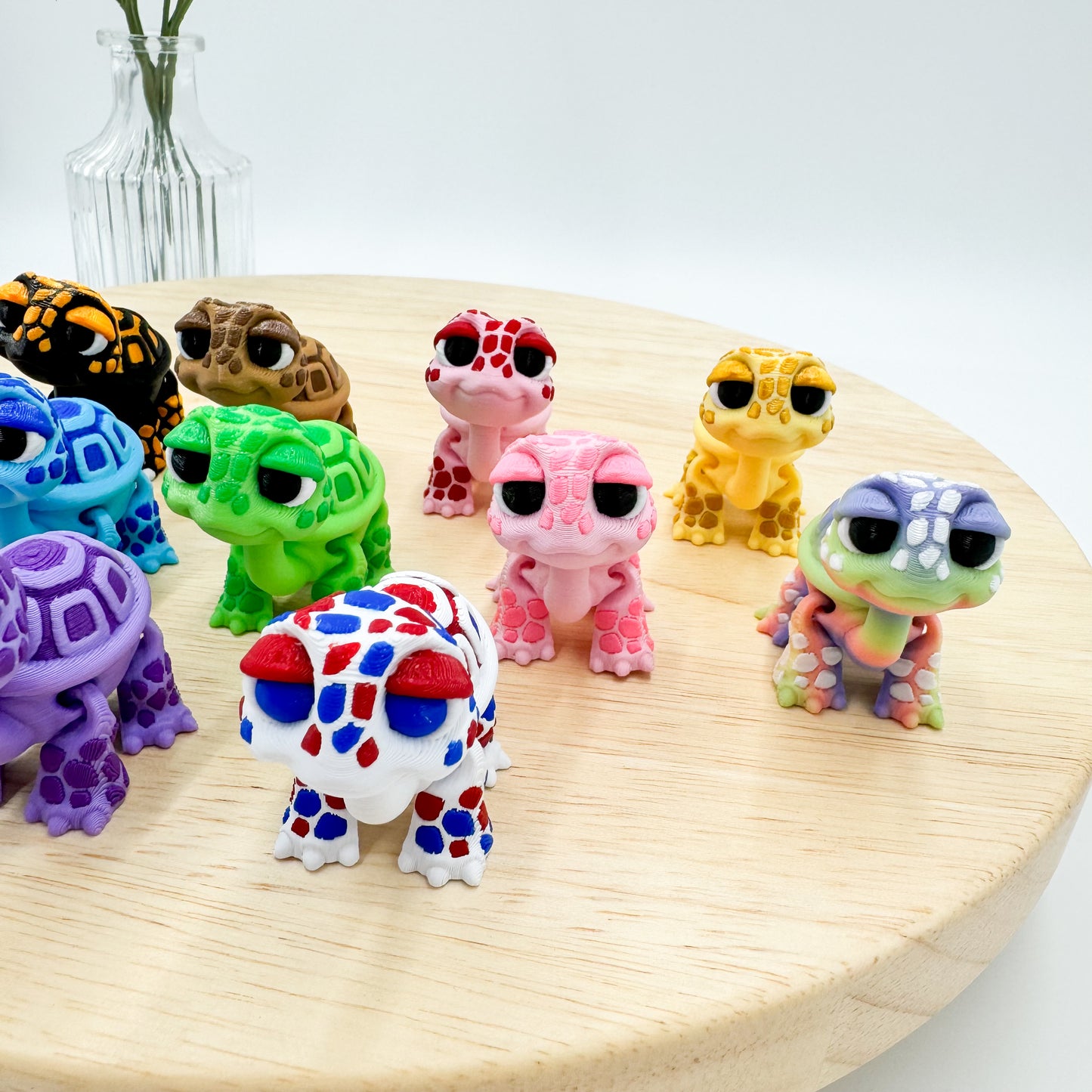 Mini Standing Turtle Tortoise 3D Printed Figurine