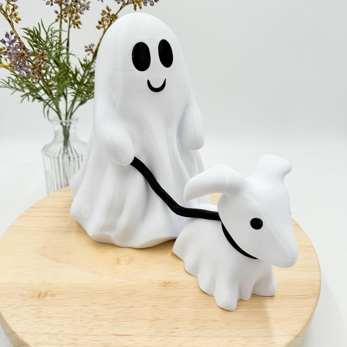 Ghost Walking Dog Home Decor Halloween Decoration 3D Printed