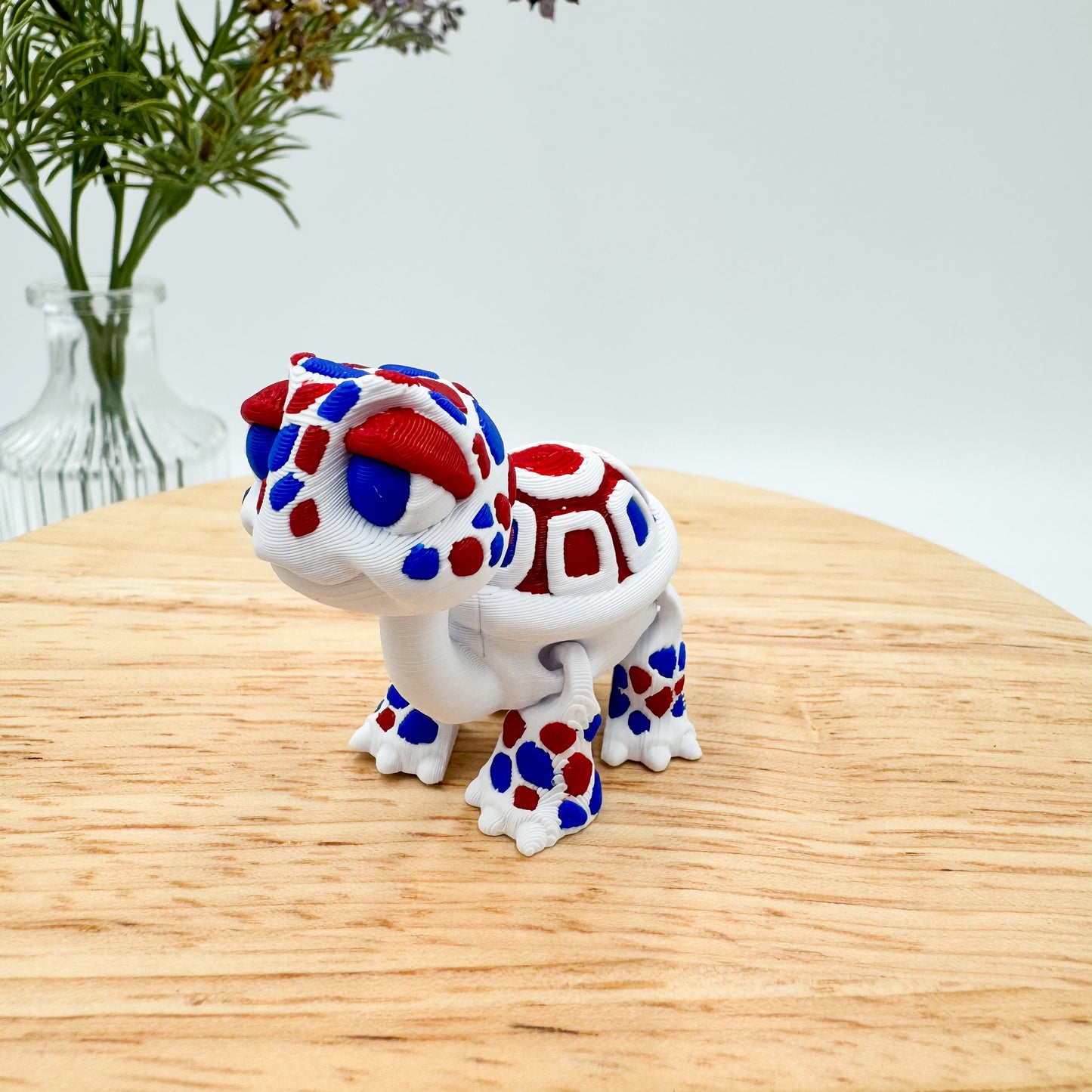 Mini Standing Turtle Tortoise 3D Printed Figurine