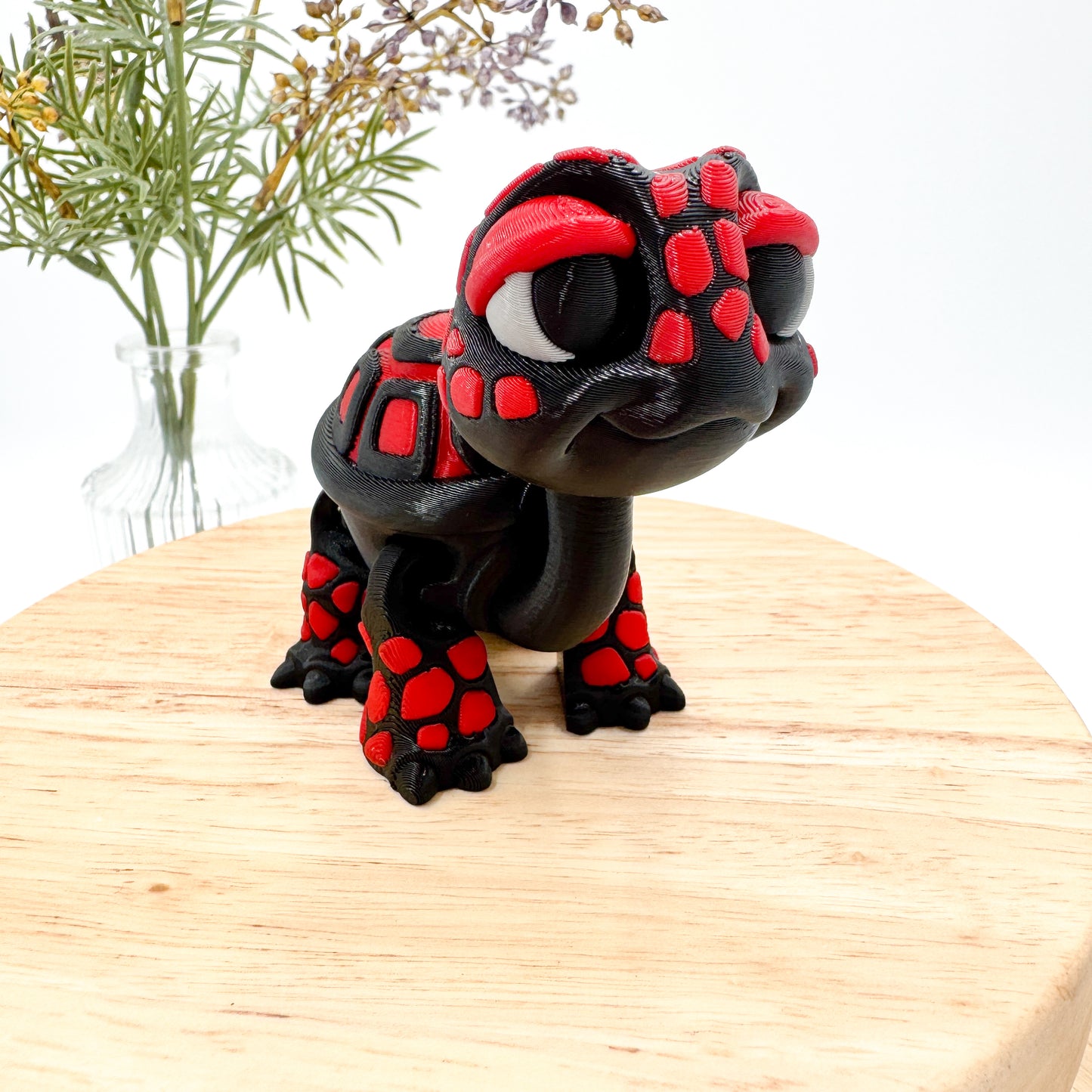 3D Printed Standing Turtle Decor Figurine