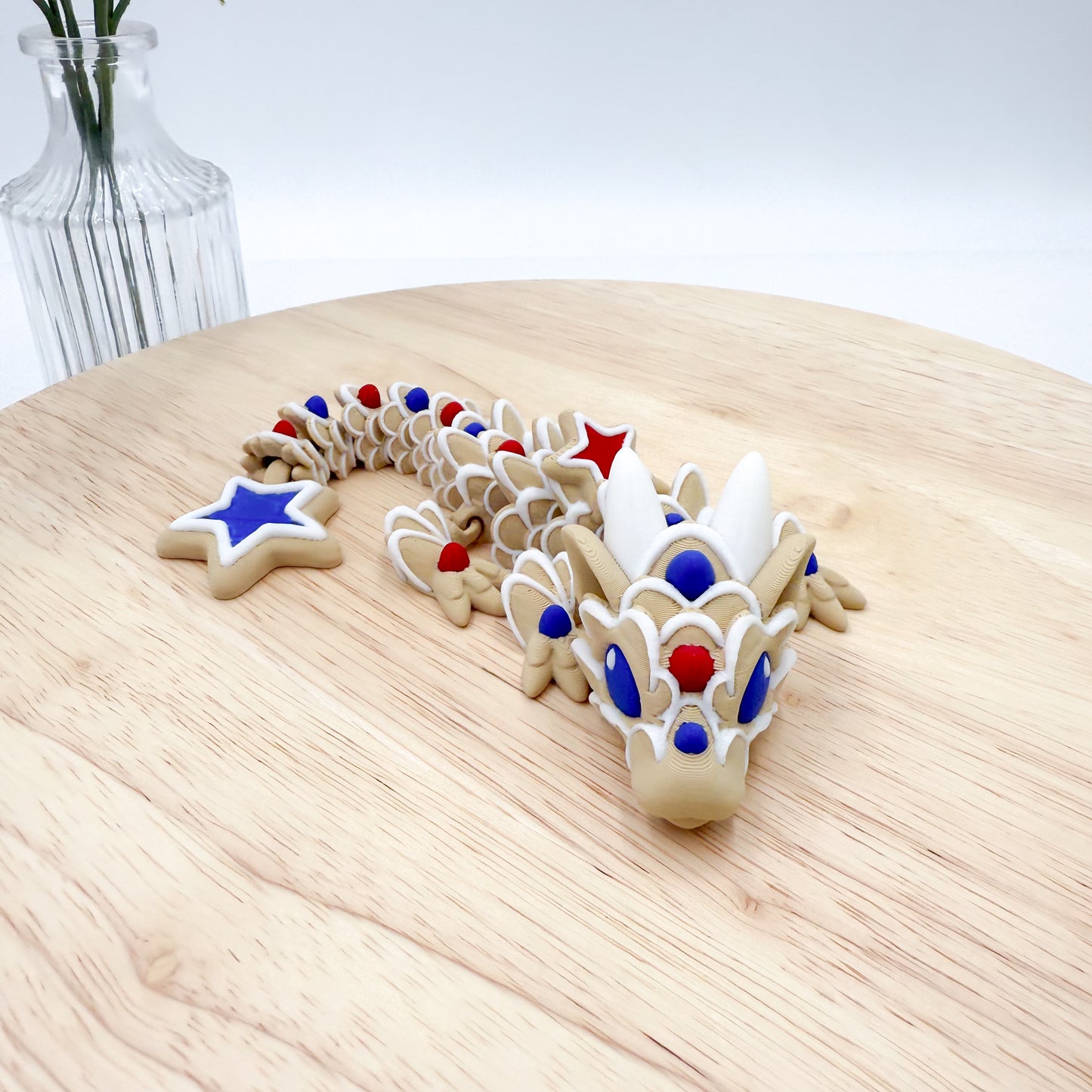 Sugar Cookie Dragon Articulating Figurine