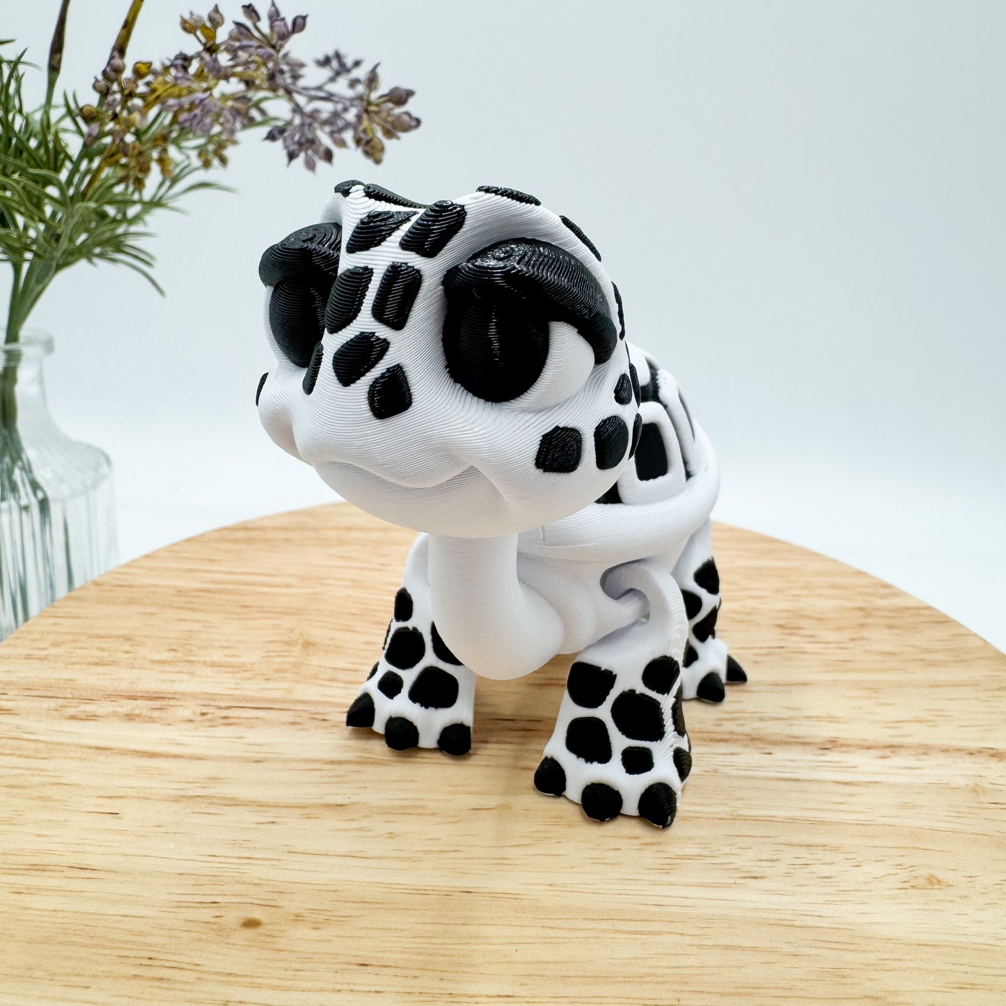3D Printed Standing Turtle Decor Figurine