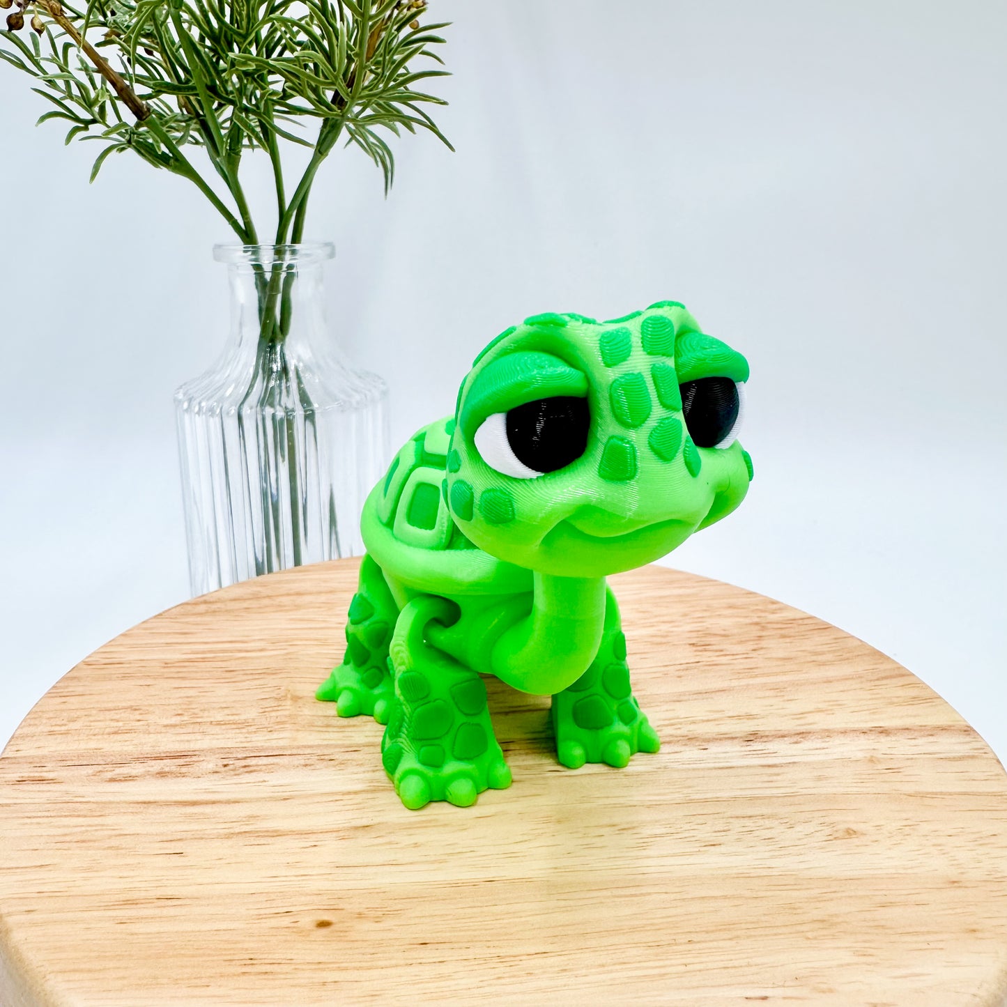 3D Printed Standing Turtle Decor Figurine