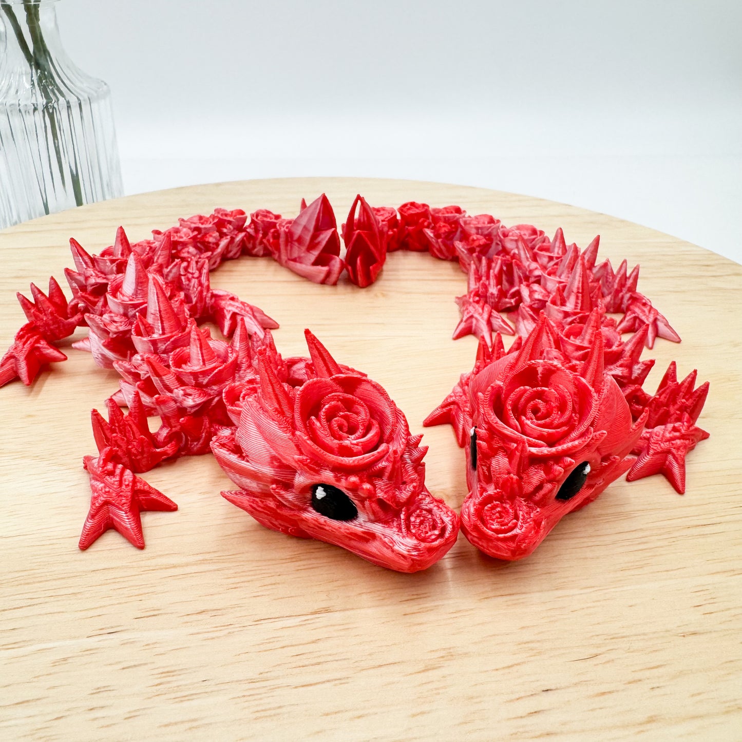 Rose Dragon 3D Printed Valentine’s Day Special Edition Figurine