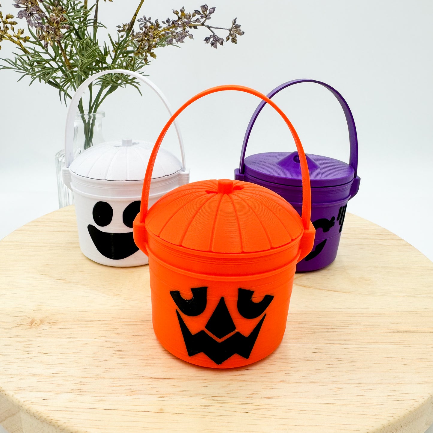 Halloween Spooky Container with Handle