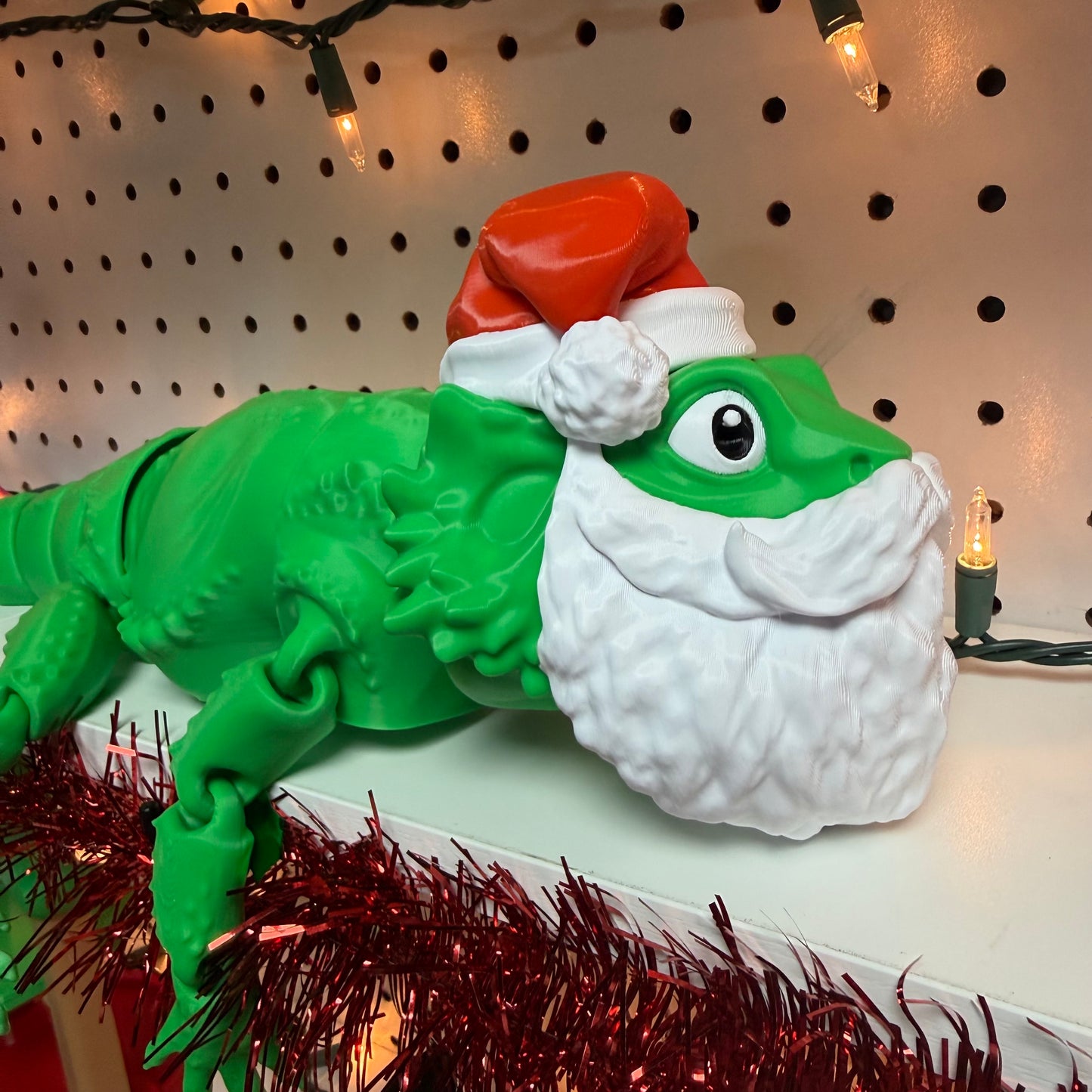 Giant Santa Bearded Dragon