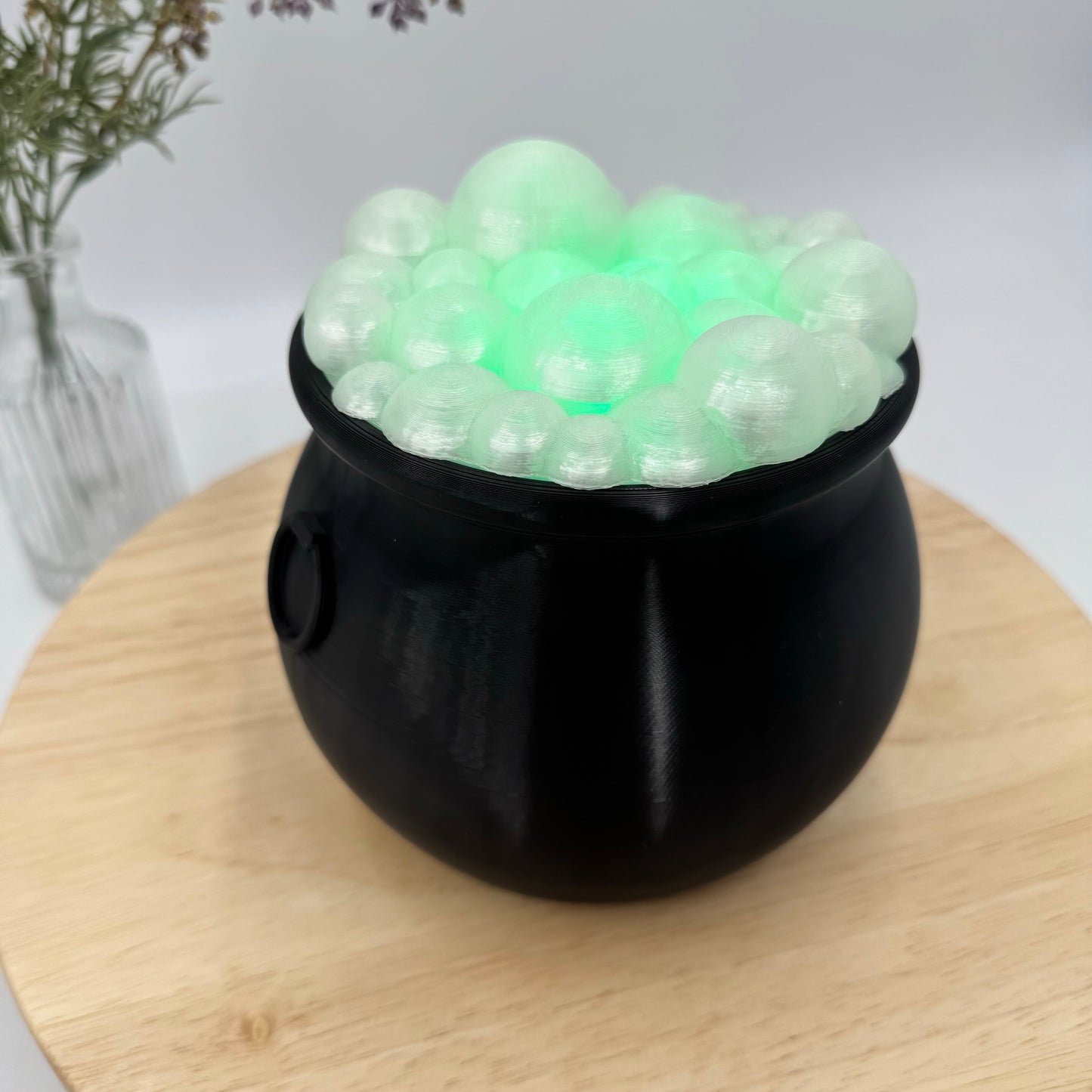 Bubbling Cauldron - 3D Printed Halloween Spooky Decor