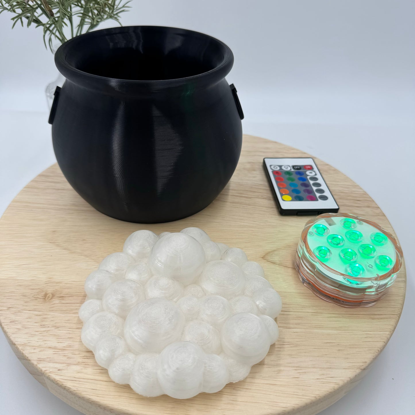 Bubbling Cauldron - 3D Printed Halloween Spooky Decor