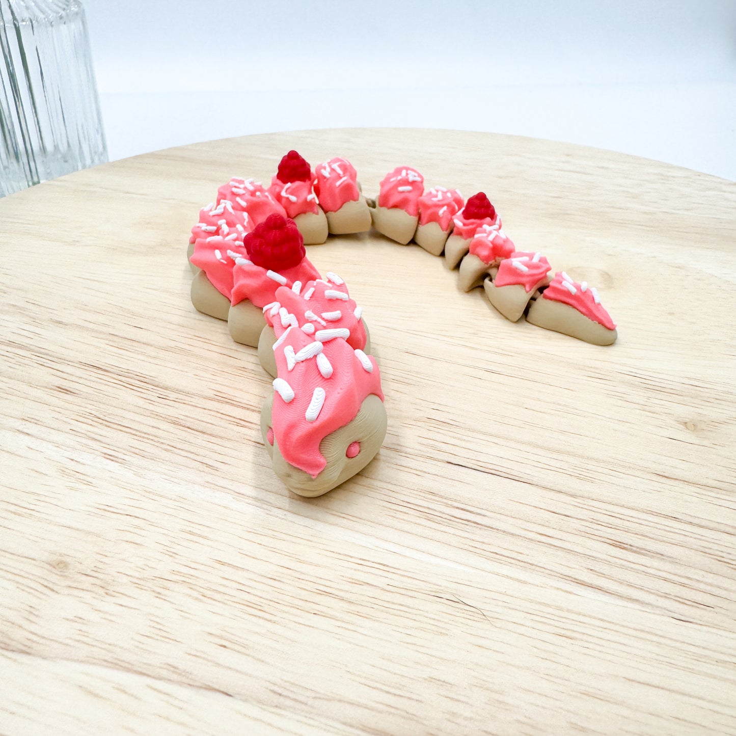 Cake Snake 3D Printed Figurine