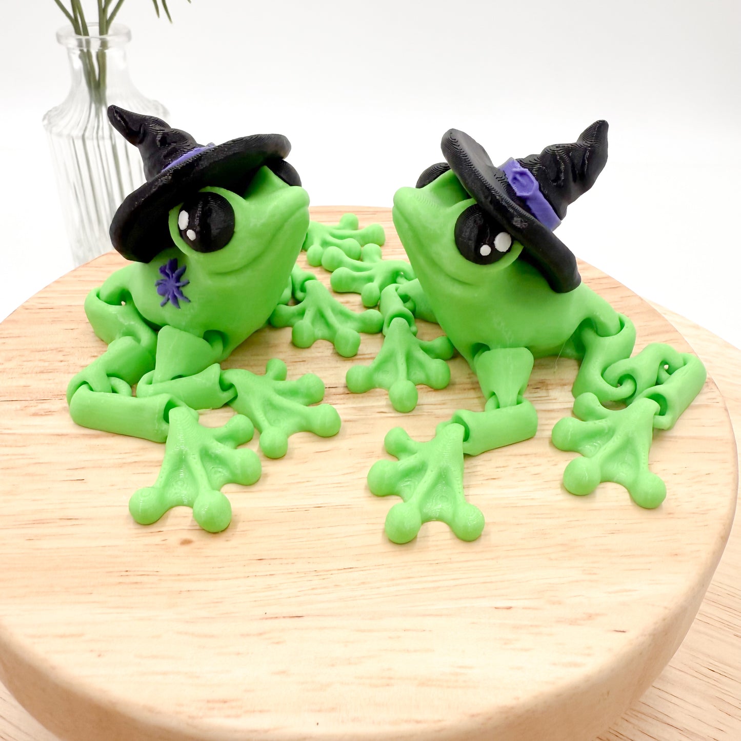 Flexi Witch Frog Figurine