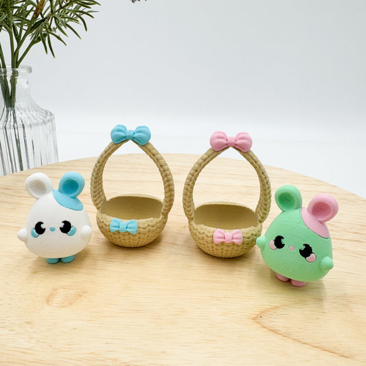 Basket Buddies Easter Decor Figurines