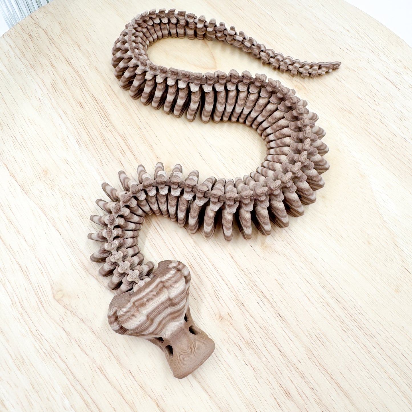 Flexi Python Boney Snake Figurine