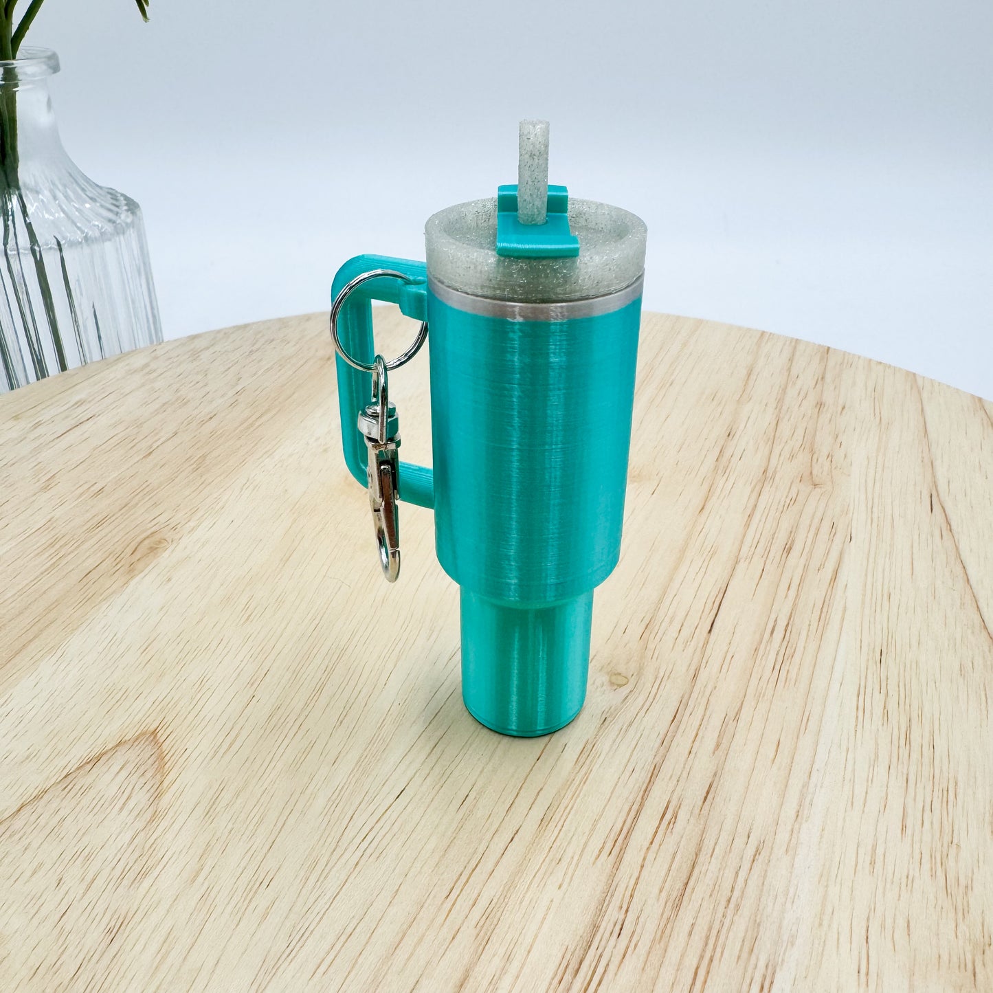 Tumbler Cup Chapstick Holder Keychain Gift
