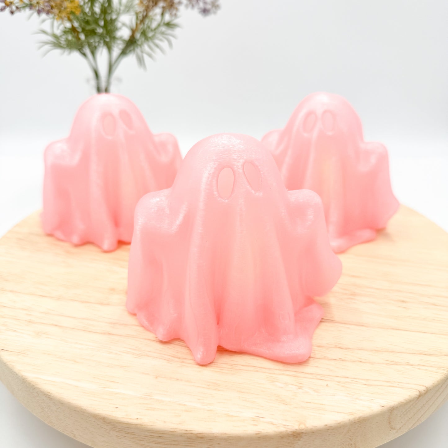 Small Light Up Ghost Halloween Decoration