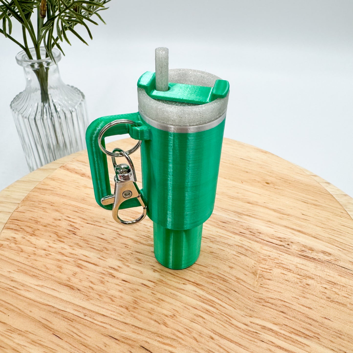 Tumbler Cup Chapstick Holder Keychain Gift
