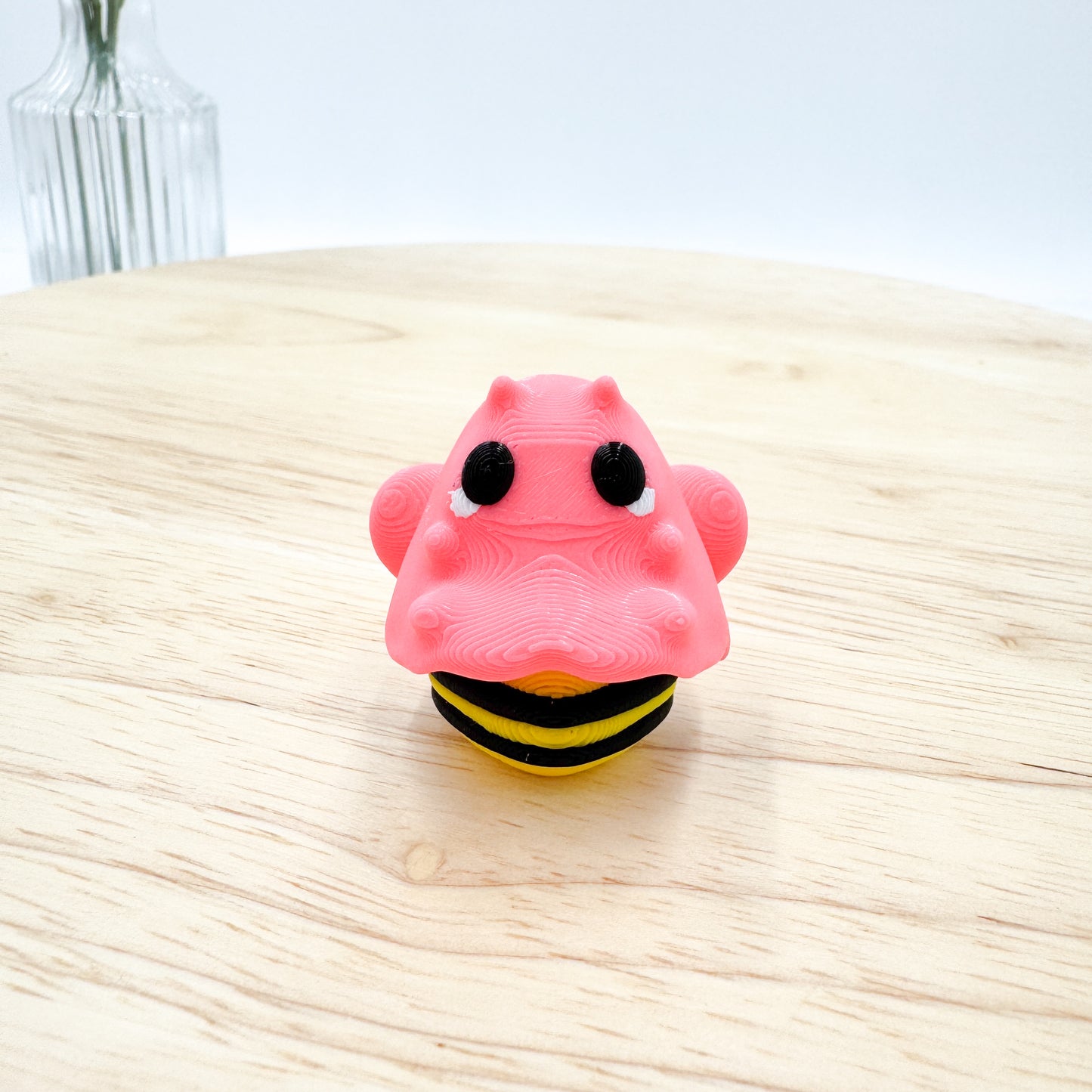 Pink “Boo Bee” Ghost Bee Figurine for Breast Cancer Awareness