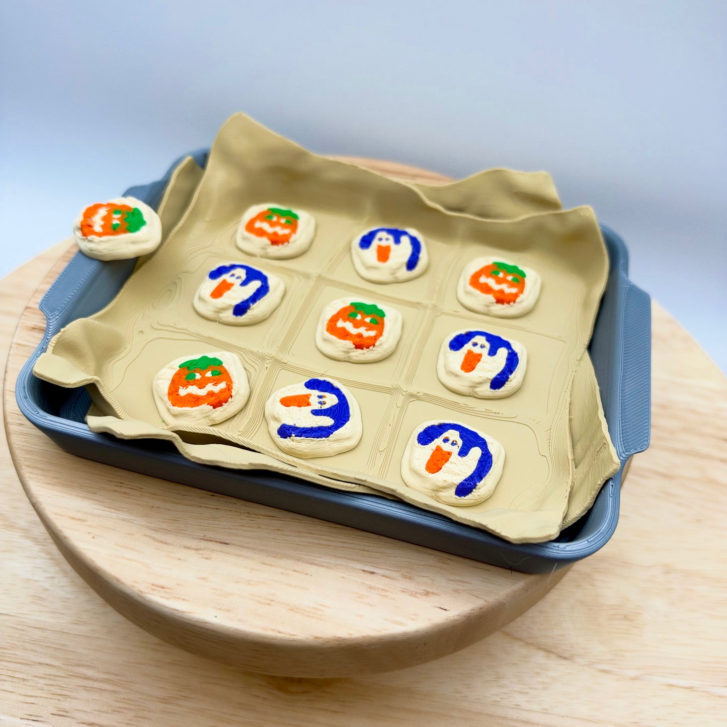 Halloween Cookie Tray Tic Tac Toe