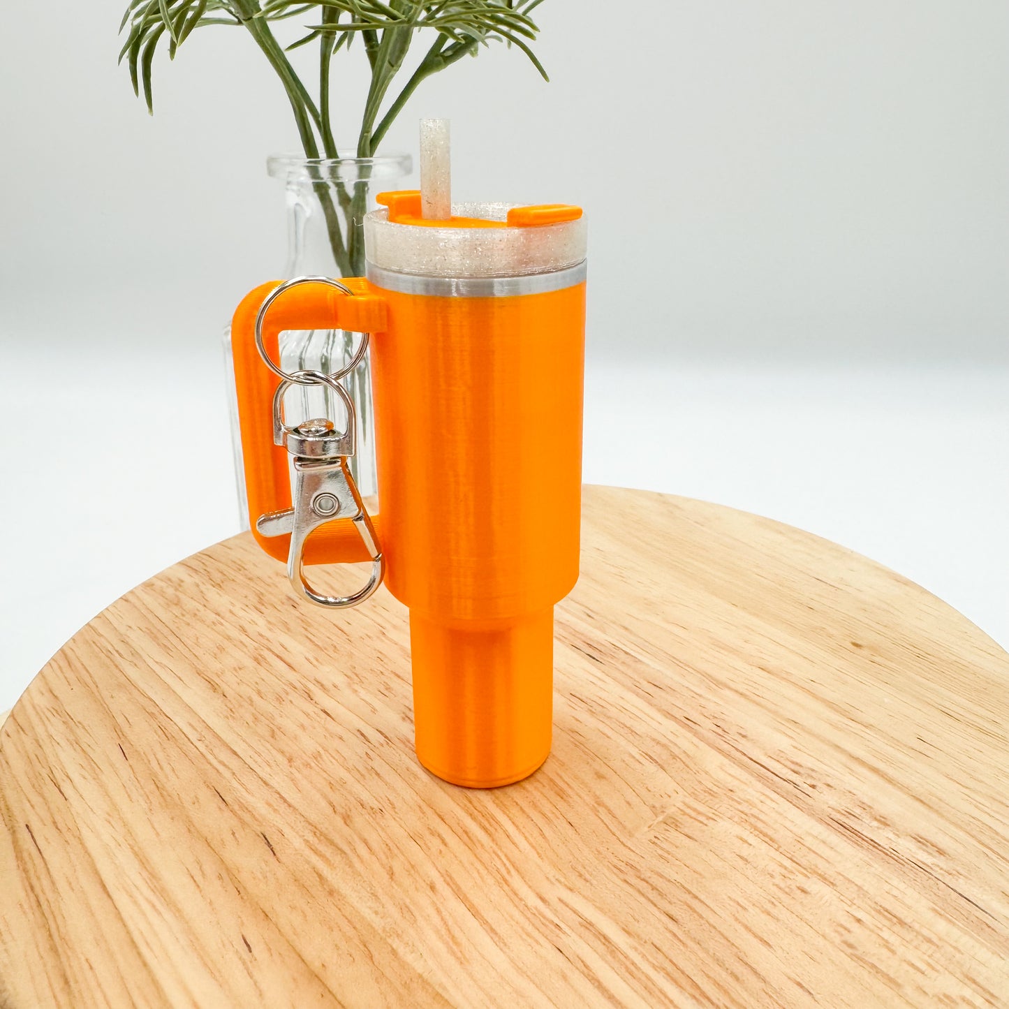 Tumbler Cup Chapstick Holder Keychain Gift