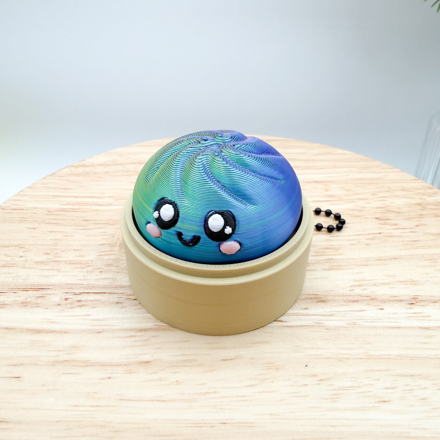 Dumpling Clicker Keychain Collectible