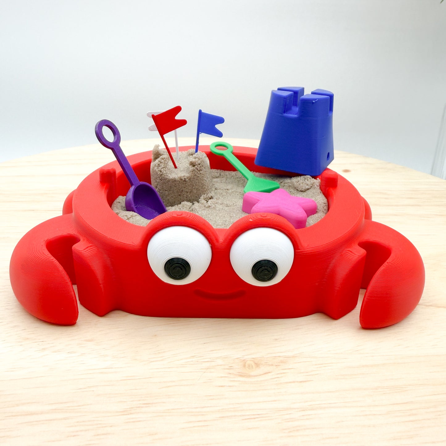 Turtle & Crab Sandbox Zen Garden - 3D Printed Collectible