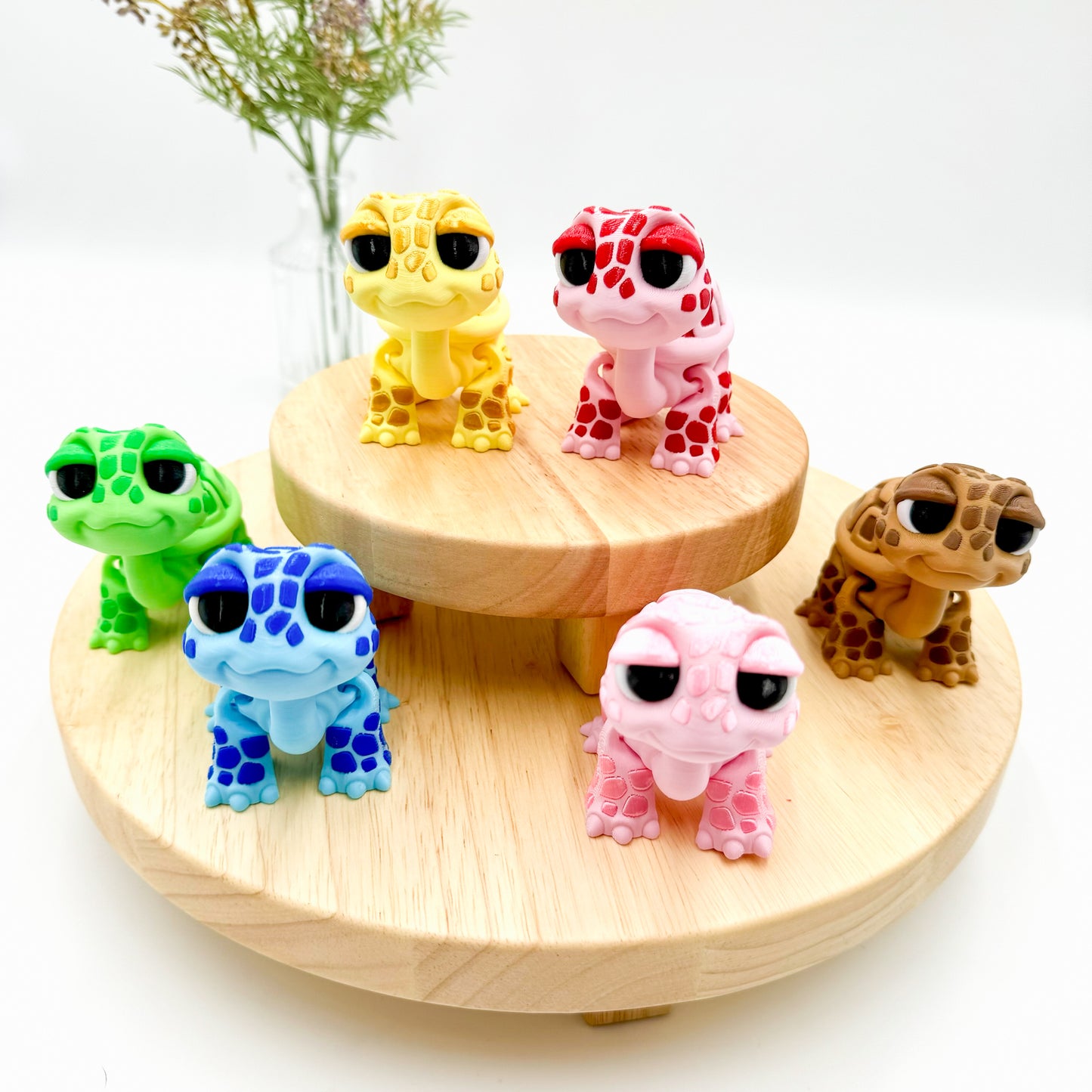 3D Printed Standing Turtle Decor Figurine