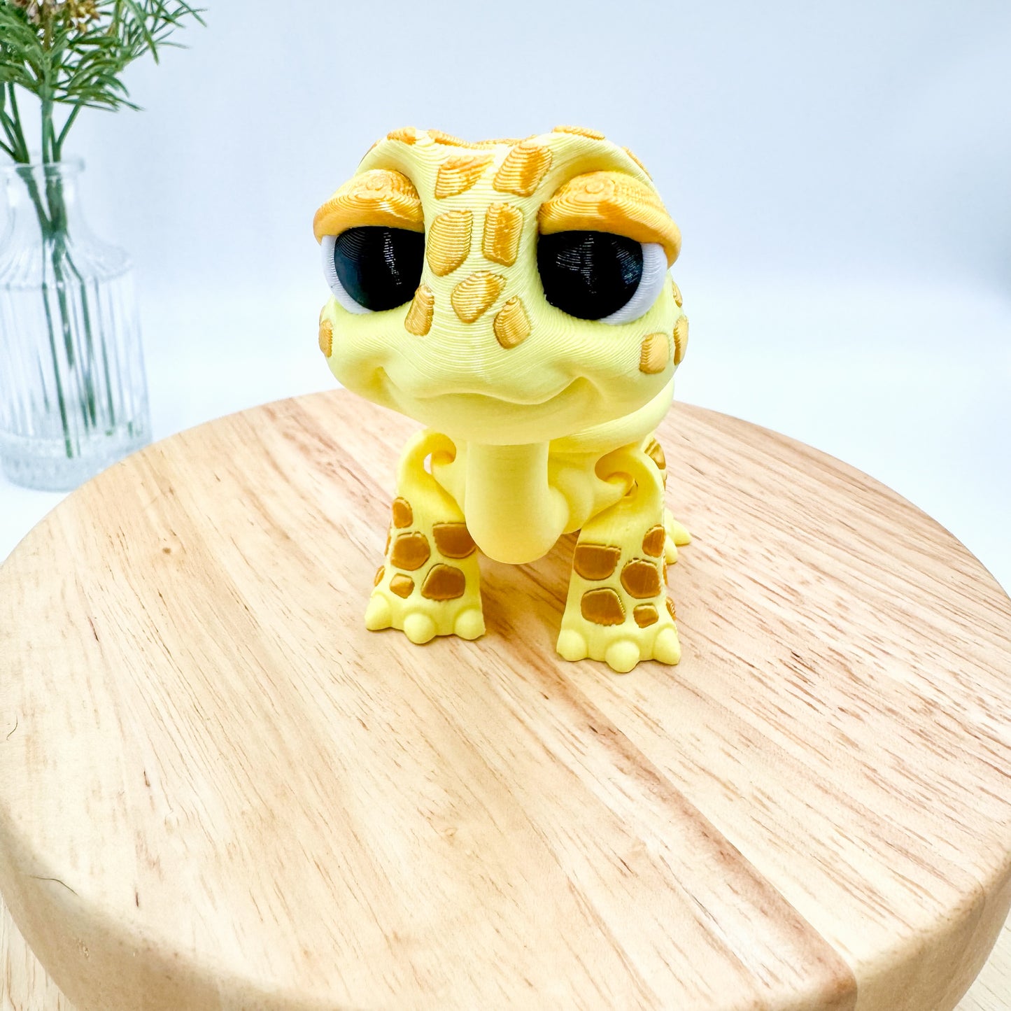 3D Printed Standing Turtle Decor Figurine