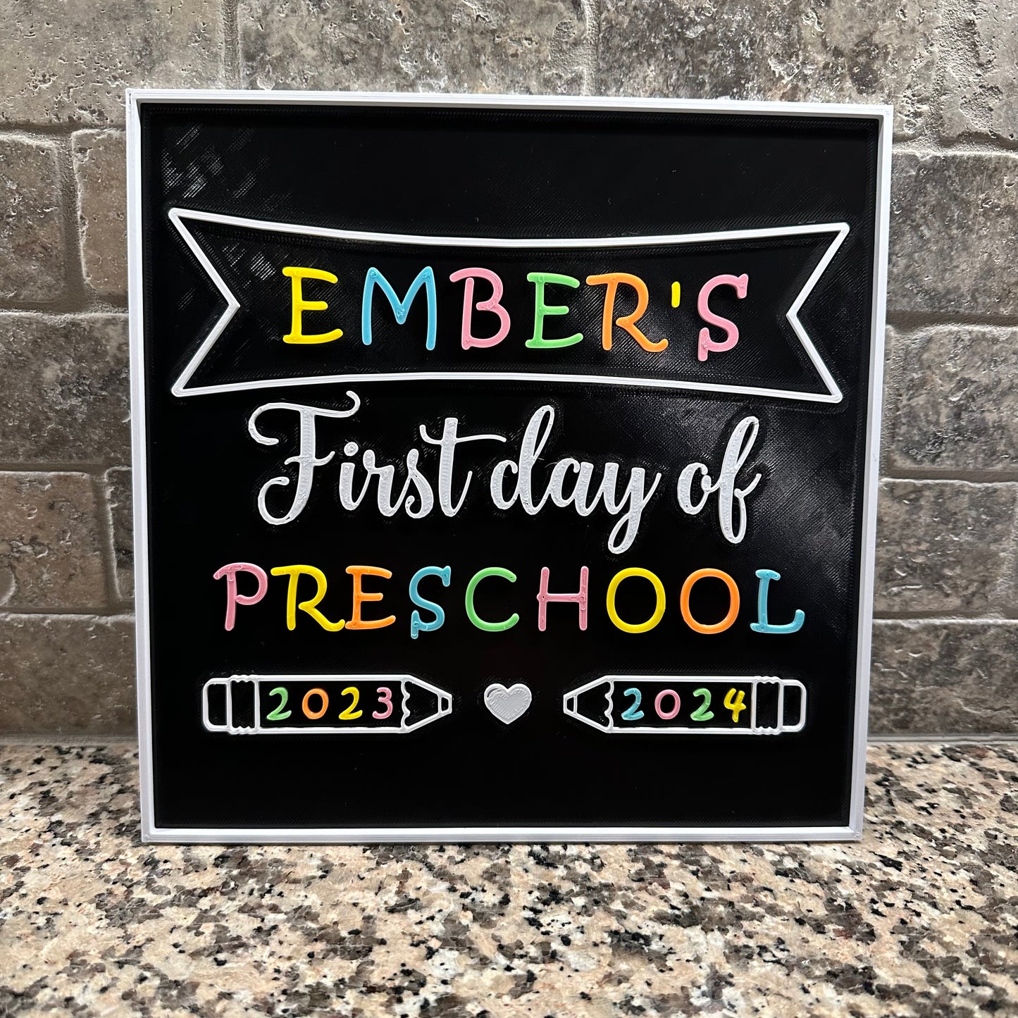 First Day of School Sign