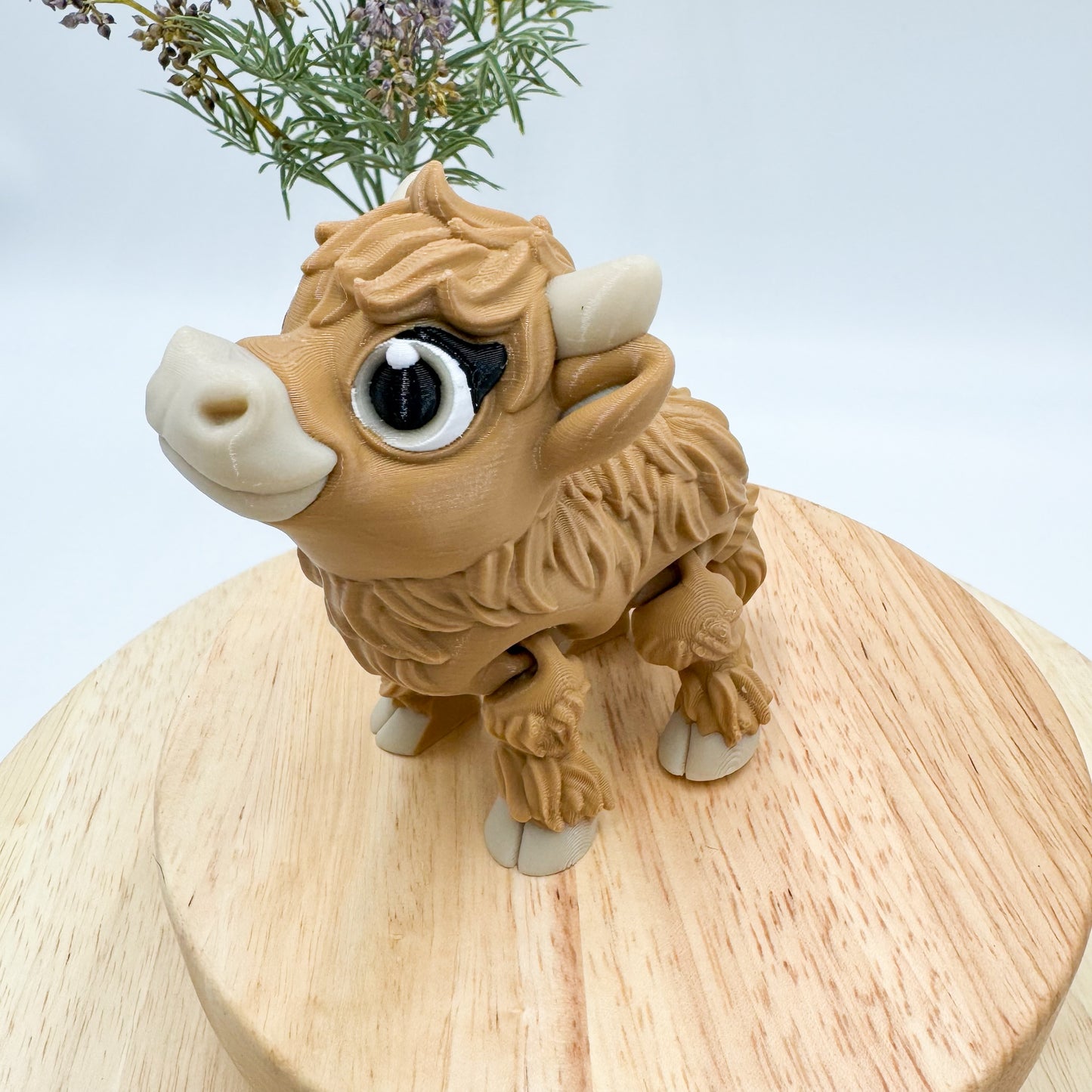 3D Printed Highland Cow