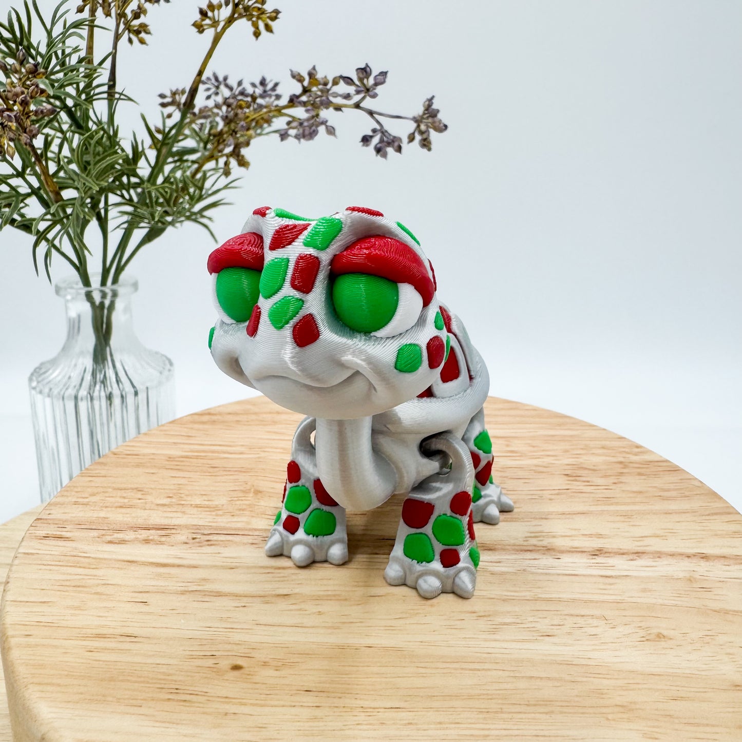 3D Printed Standing Turtle Decor Figurine