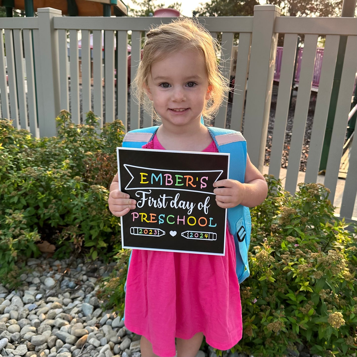 First Day of School Sign