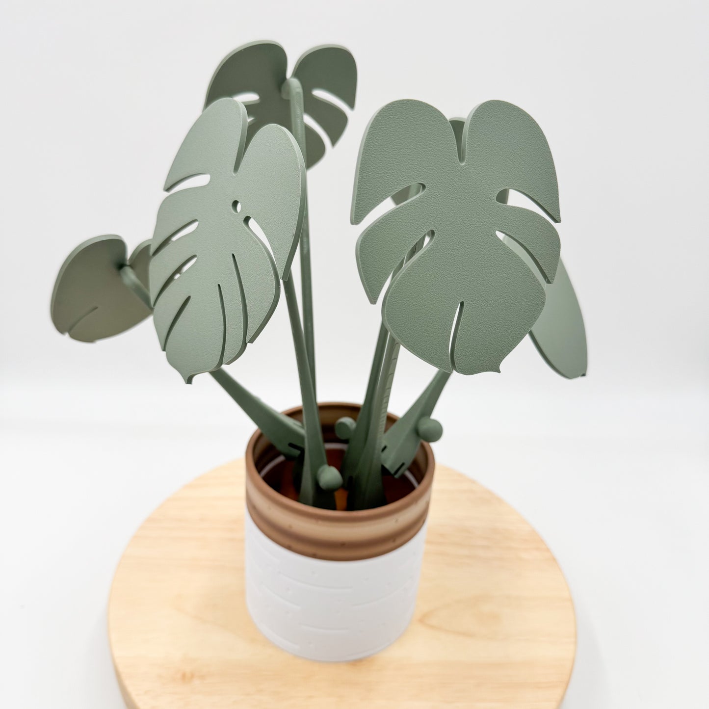 Monstera Coaster Plant - 3D Printed Magnetic Coaster Leaves