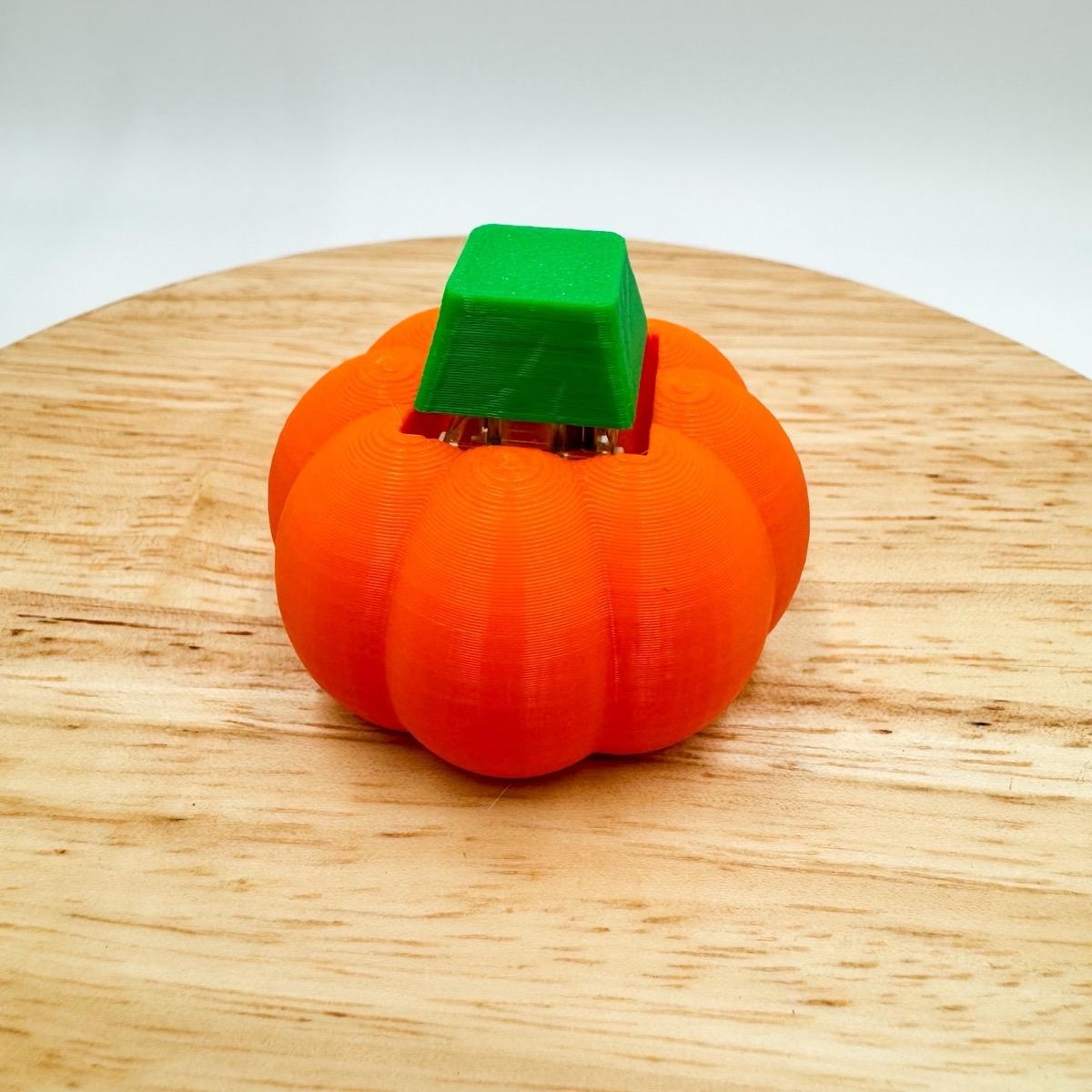 Halloween Pumpkin Clicker Mechanical Key 3D Printed Clickie
