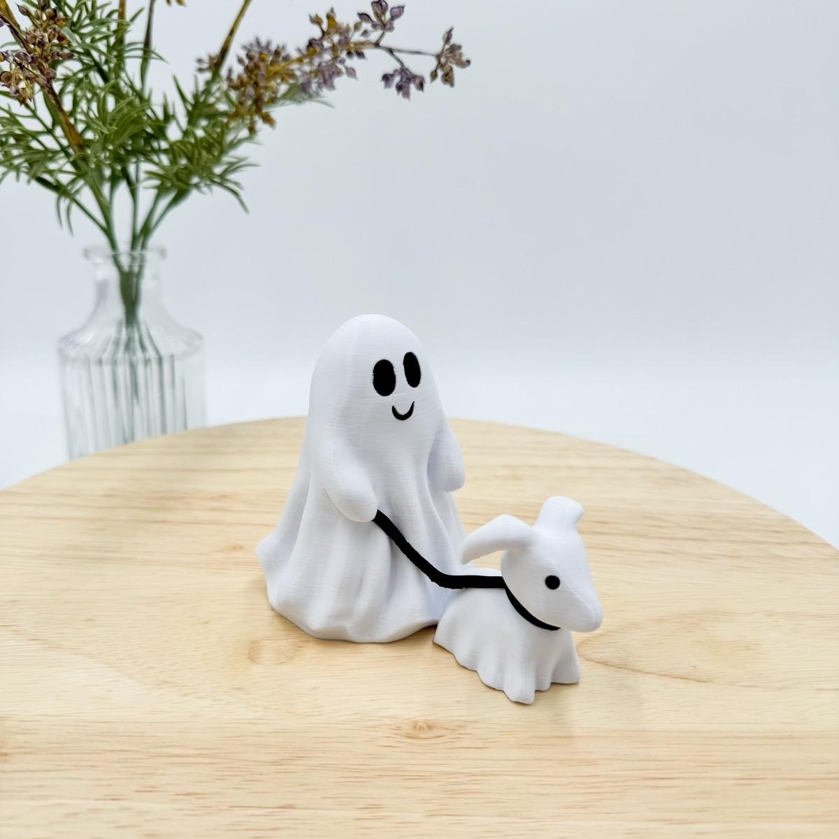 Ghost Walking Dog Home Decor Halloween Decoration 3D Printed