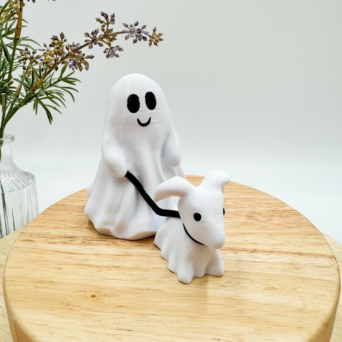 Ghost Walking Dog Home Decor Halloween Decoration 3D Printed
