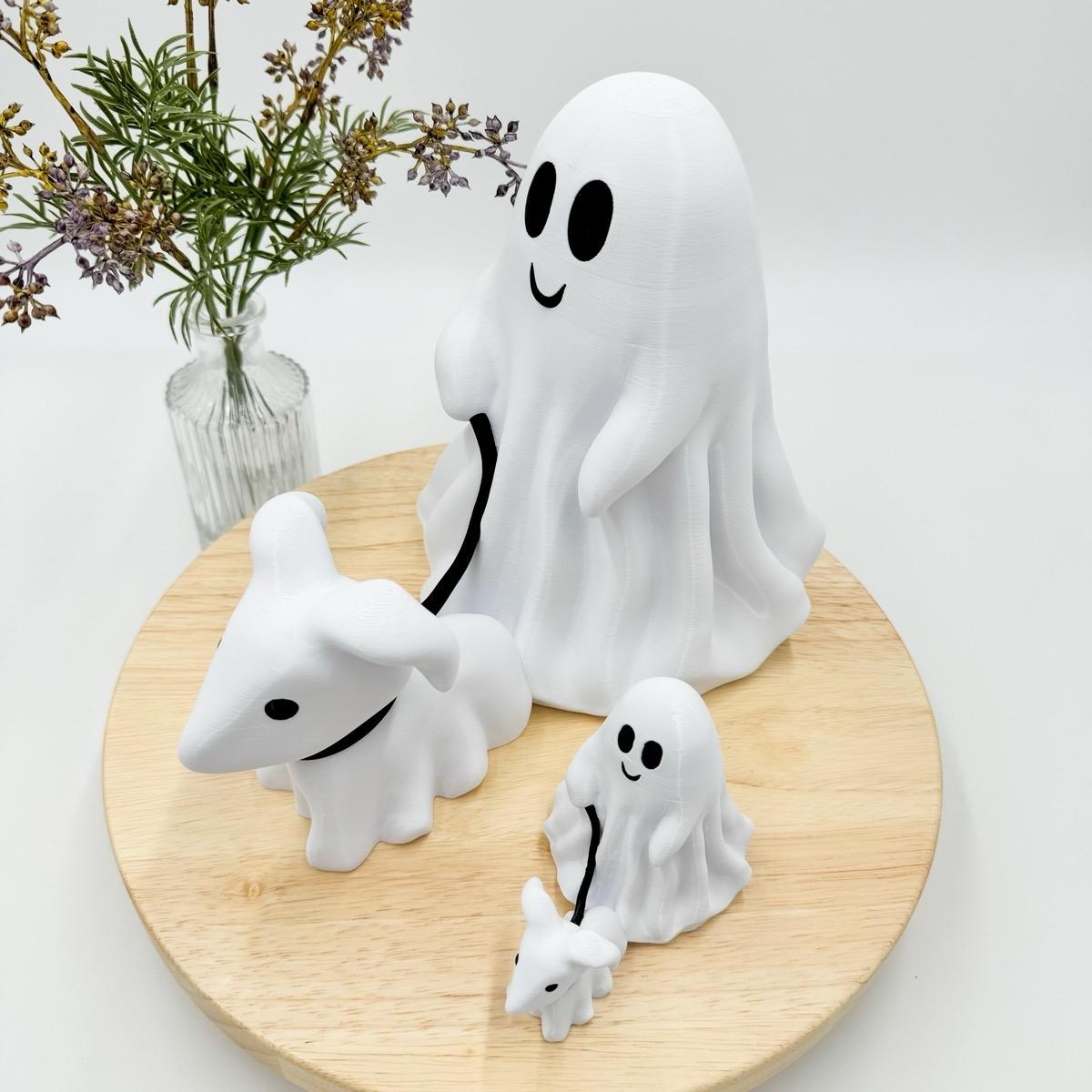 Ghost Walking Dog Home Decor Halloween Decoration 3D Printed